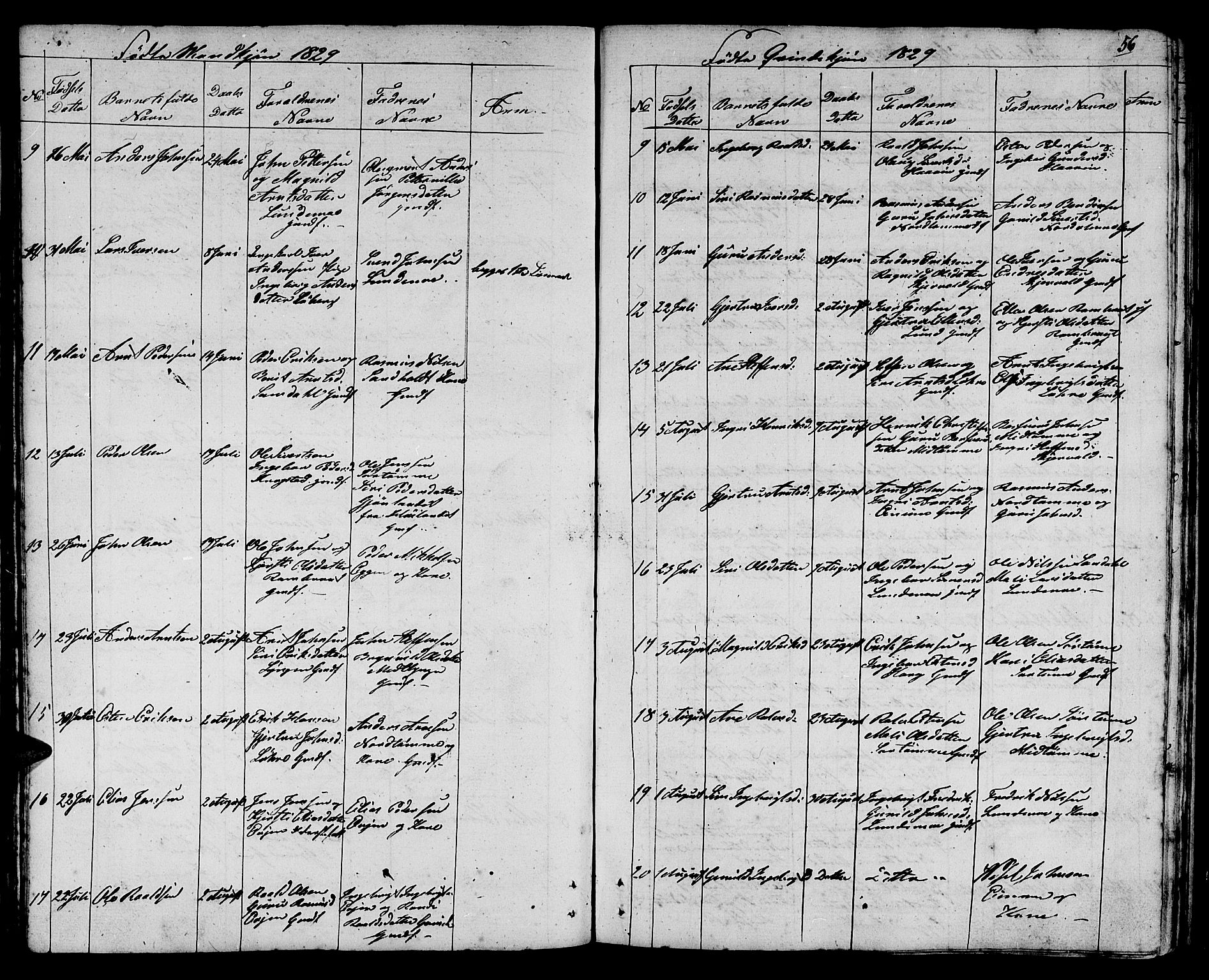 Ministerialprotokoller, klokkerbøker og fødselsregistre - Sør-Trøndelag, AV/SAT-A-1456/692/L1108: Parish register (copy) no. 692C03, 1816-1833, p. 56