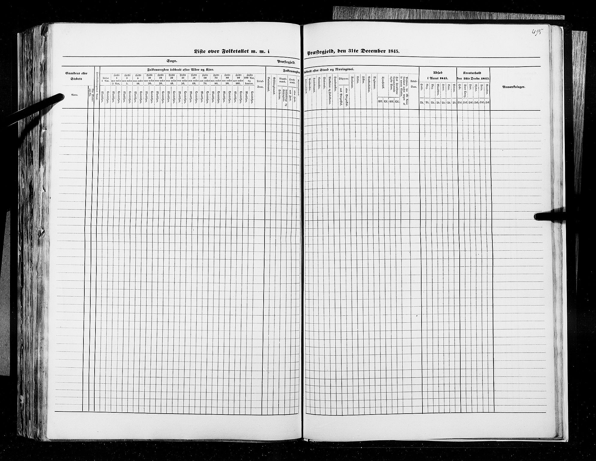 RA, Census 1845, vol. 9B: Nordland amt, 1845, p. 495