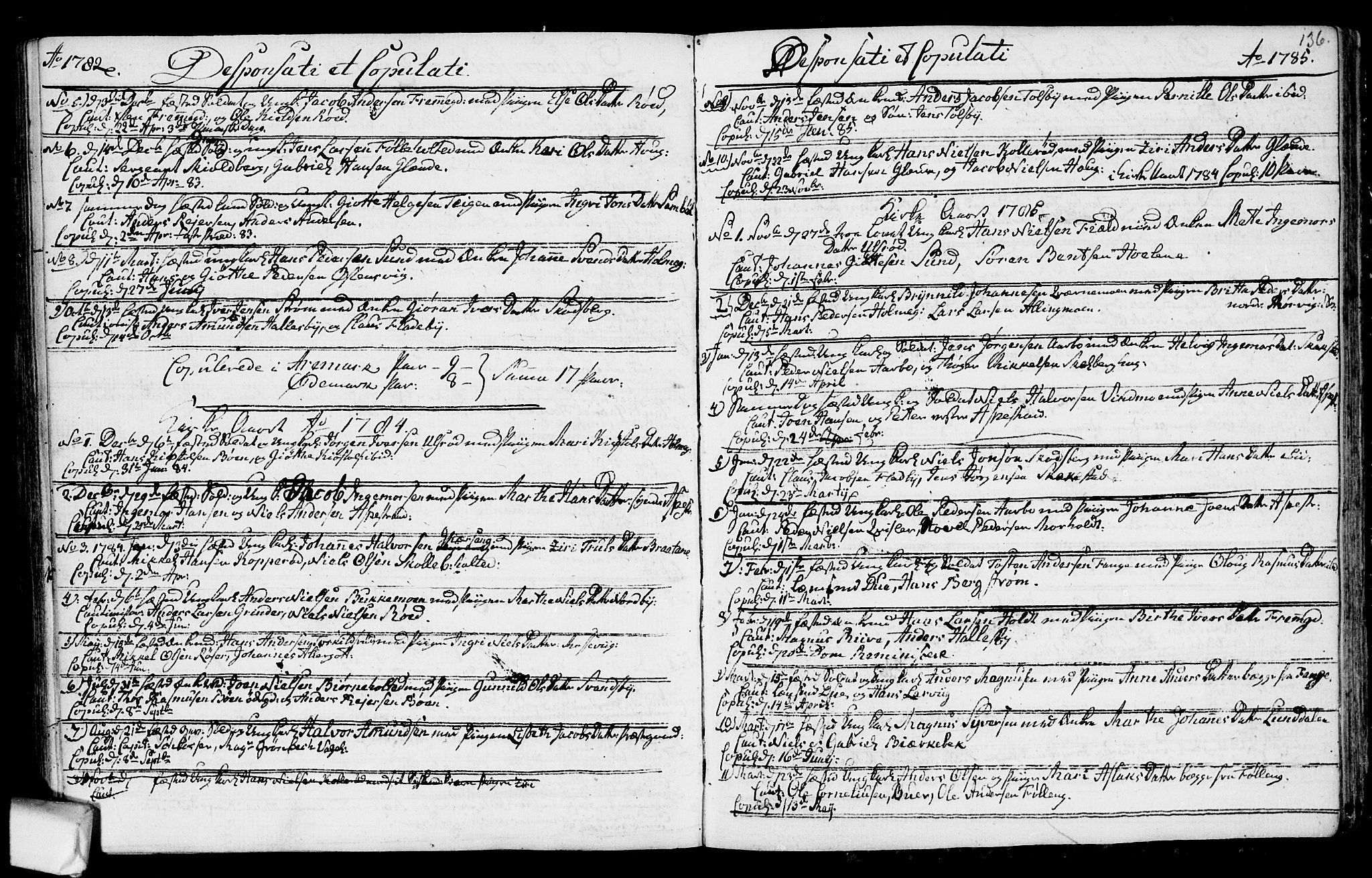 Aremark prestekontor Kirkebøker, AV/SAO-A-10899/F/Fa/L0003: Parish register (official) no. I 3, 1745-1795, p. 136