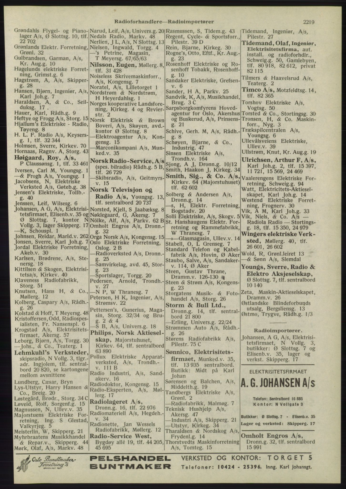 Kristiania/Oslo adressebok, PUBL/-, 1945, p. 2135