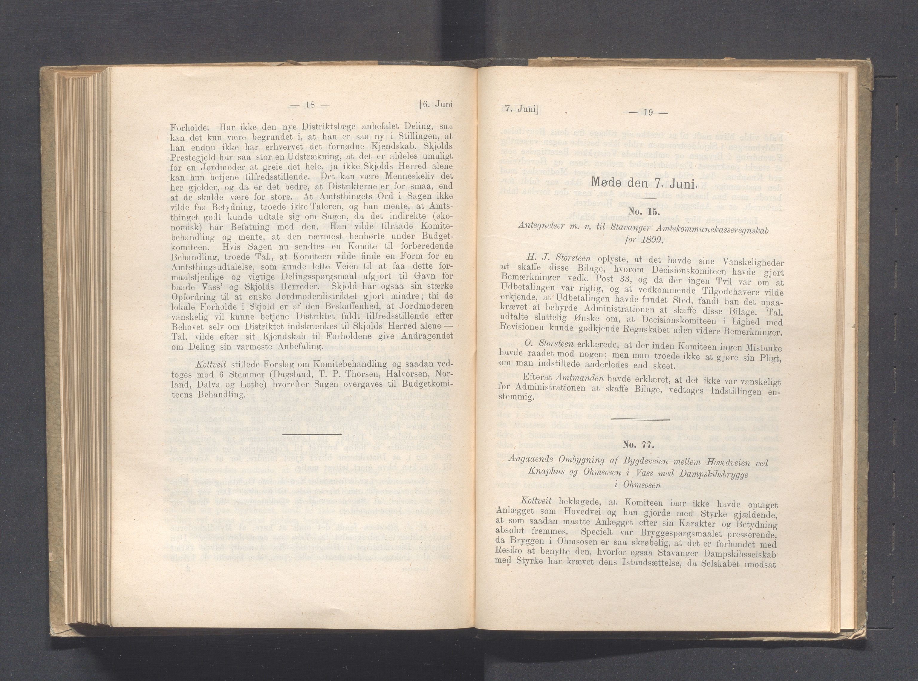 Rogaland fylkeskommune - Fylkesrådmannen , IKAR/A-900/A, 1901, p. 291