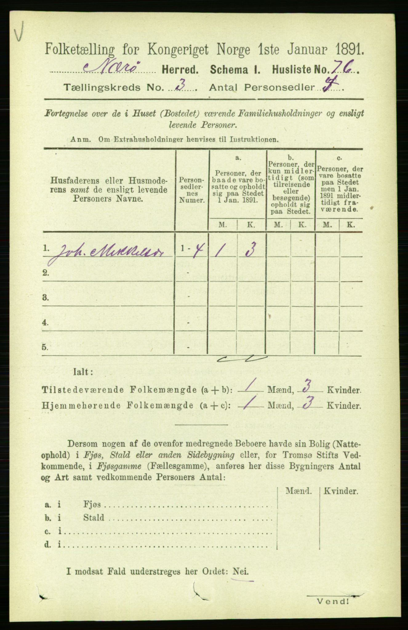 RA, 1891 census for 1751 Nærøy, 1891, p. 1292