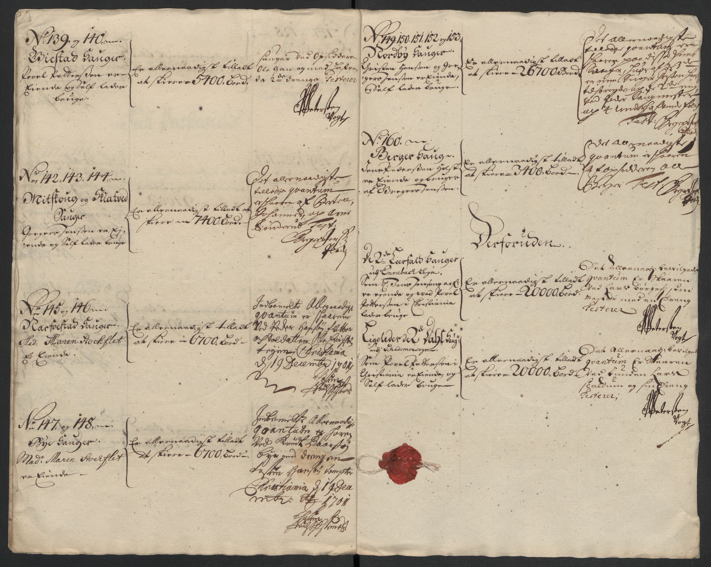 Rentekammeret inntil 1814, Reviderte regnskaper, Fogderegnskap, AV/RA-EA-4092/R11/L0584: Fogderegnskap Nedre Romerike, 1701, p. 183