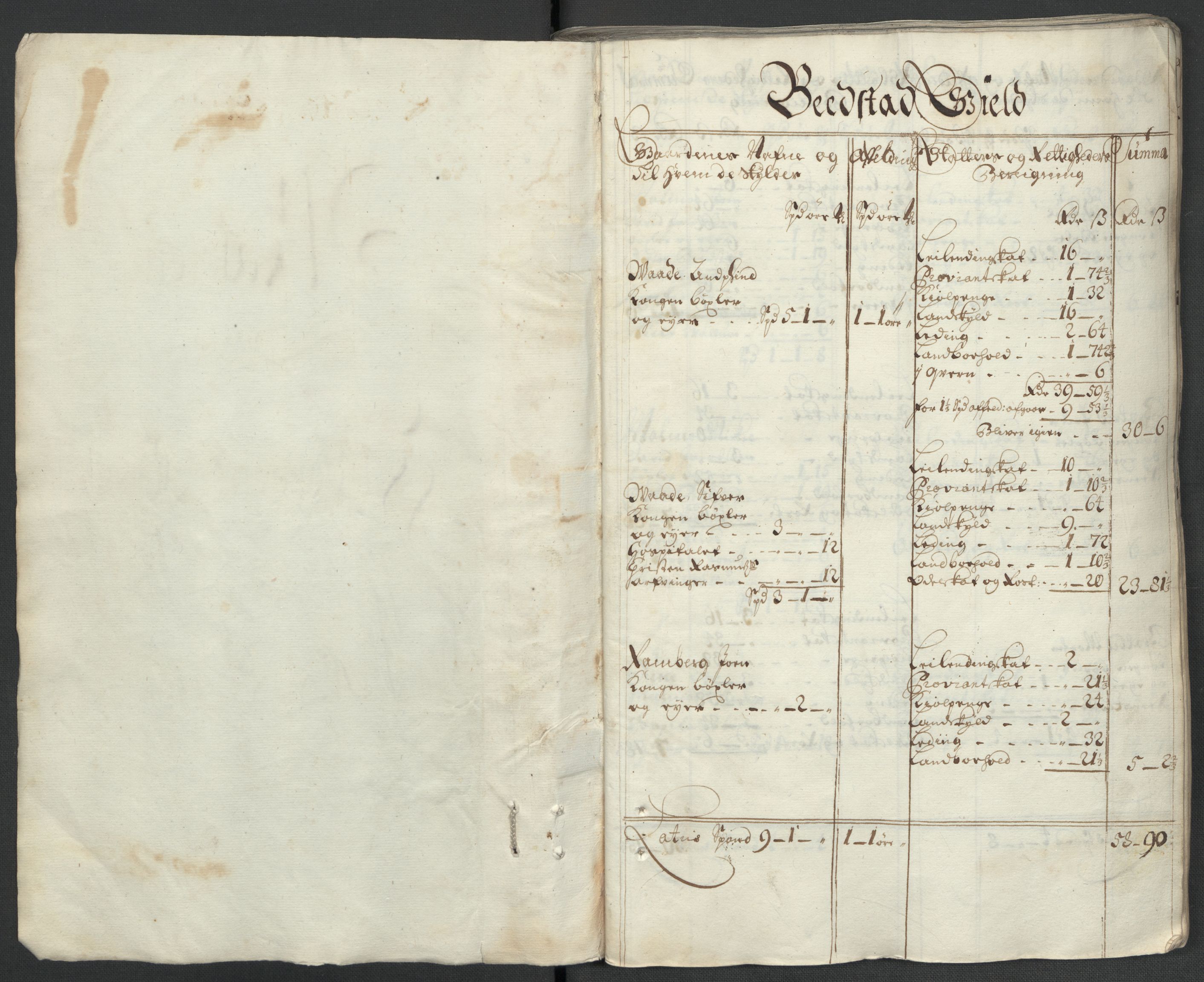 Rentekammeret inntil 1814, Reviderte regnskaper, Fogderegnskap, AV/RA-EA-4092/R63/L4312: Fogderegnskap Inderøy, 1701-1702, p. 200