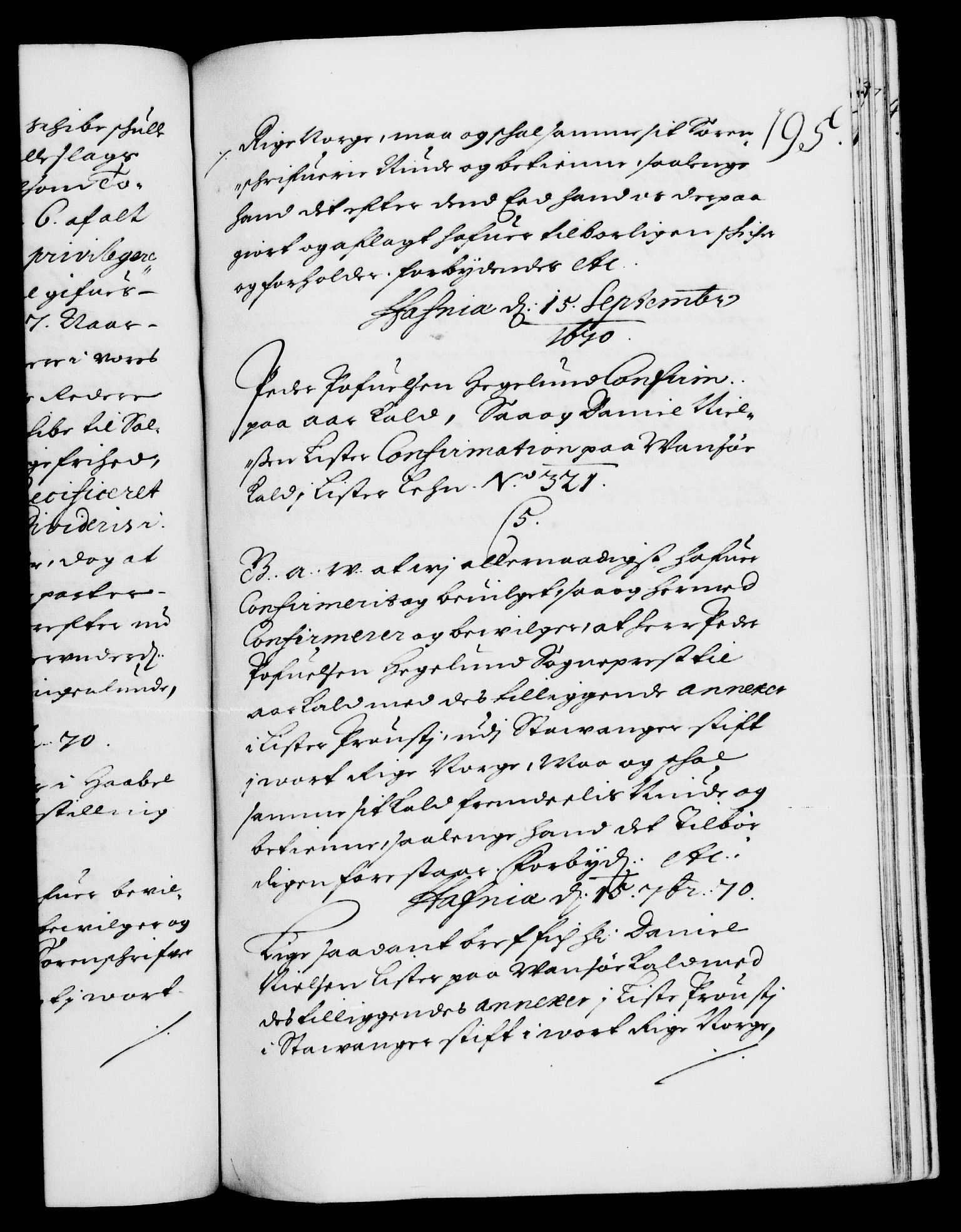 Danske Kanselli 1572-1799, RA/EA-3023/F/Fc/Fca/Fcaa/L0011: Norske registre (mikrofilm), 1670-1673, p. 195a