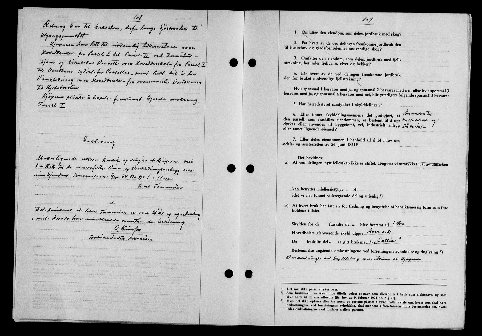 Gauldal sorenskriveri, SAT/A-0014/1/2/2C/L0047: Mortgage book no. 50-51, 1937-1937, Diary no: : 989/1937