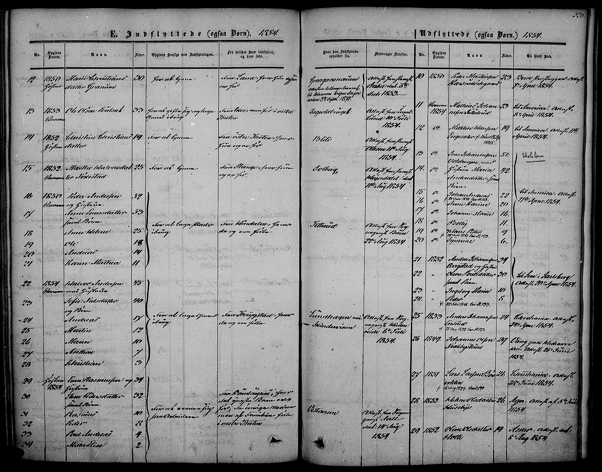Vestre Toten prestekontor, SAH/PREST-108/H/Ha/Haa/L0005: Parish register (official) no. 5, 1850-1855, p. 330