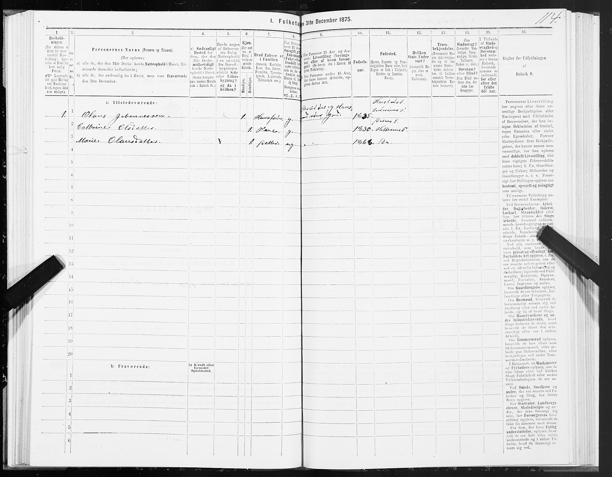 SAT, 1875 census for 1617P Hitra, 1875, p. 4114