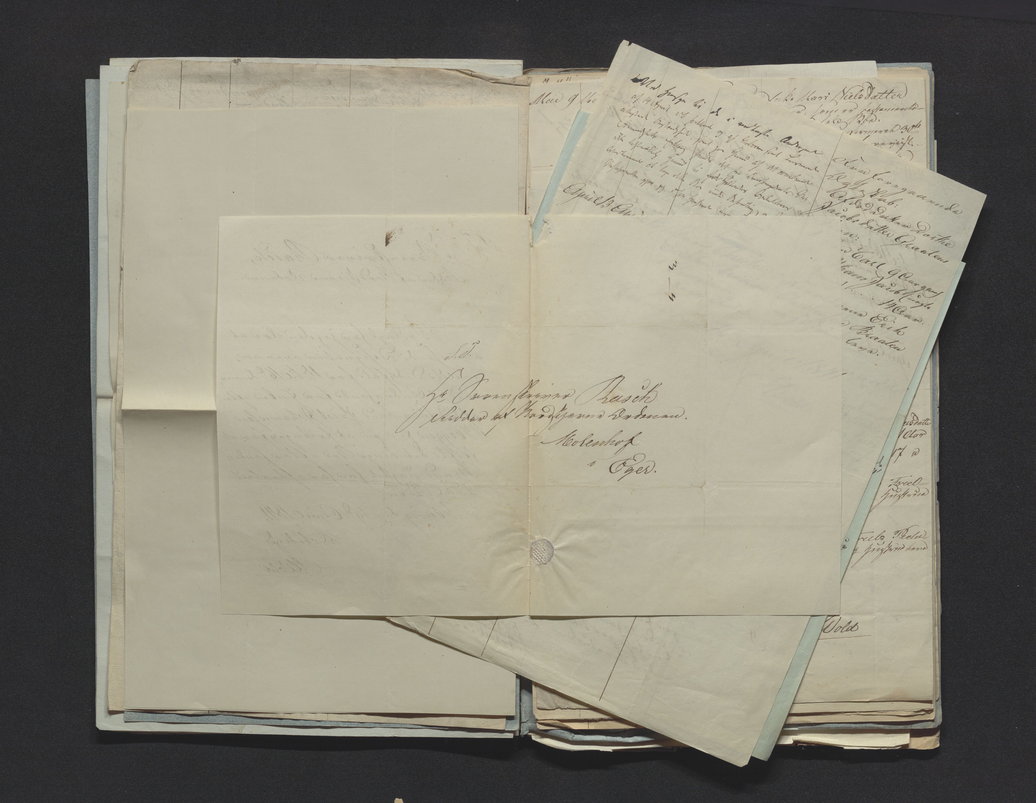 Eiker, Modum og Sigdal sorenskriveri, AV/SAKO-A-123/H/Ha/Hab/L0006: Dødsfallsmeldinger, 1841-1845