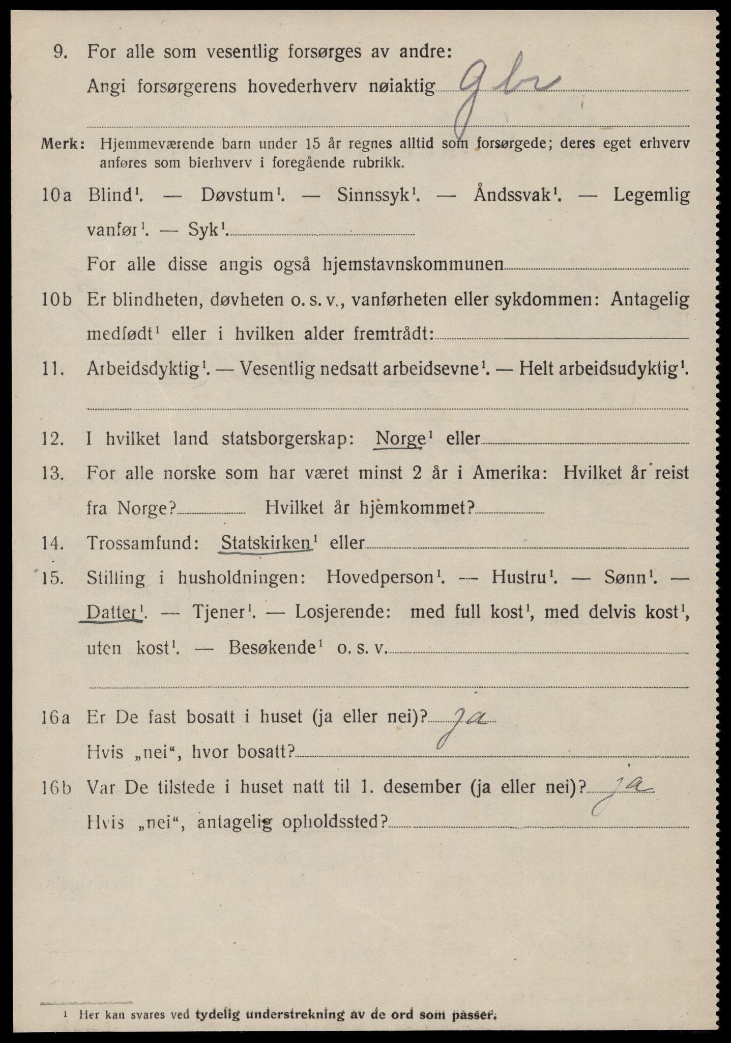 SAT, 1920 census for Rovde, 1920, p. 576