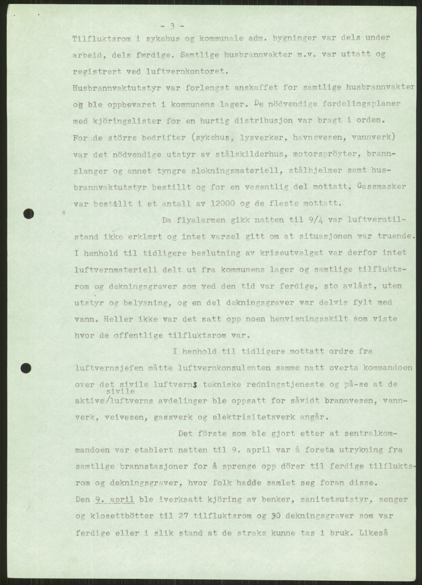 Forsvaret, Forsvarets krigshistoriske avdeling, AV/RA-RAFA-2017/Y/Ya/L0013: II-C-11-31 - Fylkesmenn.  Rapporter om krigsbegivenhetene 1940., 1940, p. 553