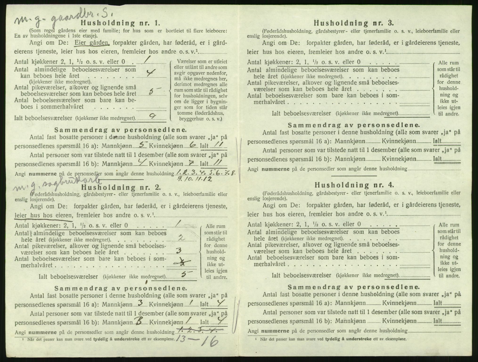 SAT, 1920 census for Valsøyfjord, 1920, p. 434