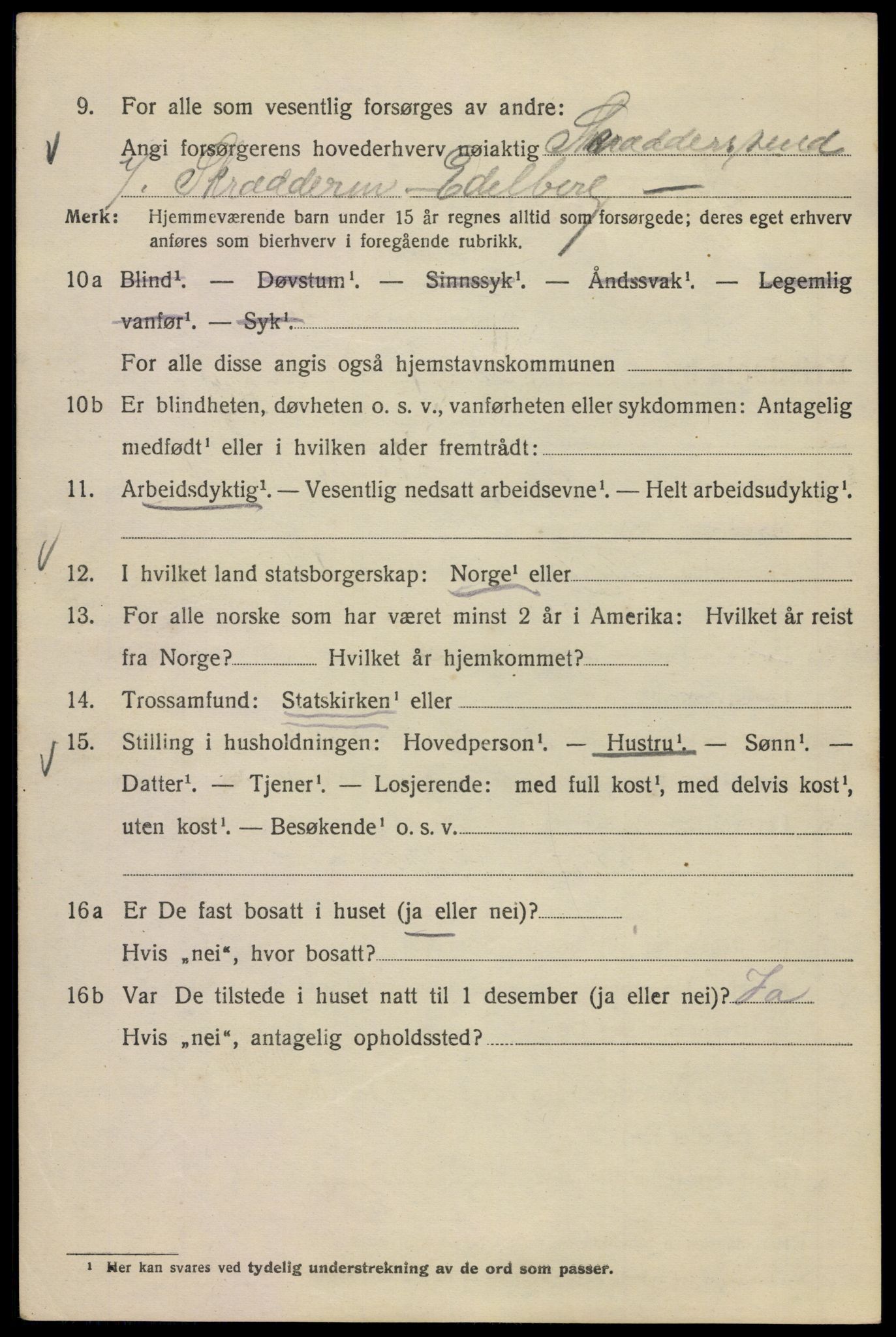 SAO, 1920 census for Kristiania, 1920, p. 502706