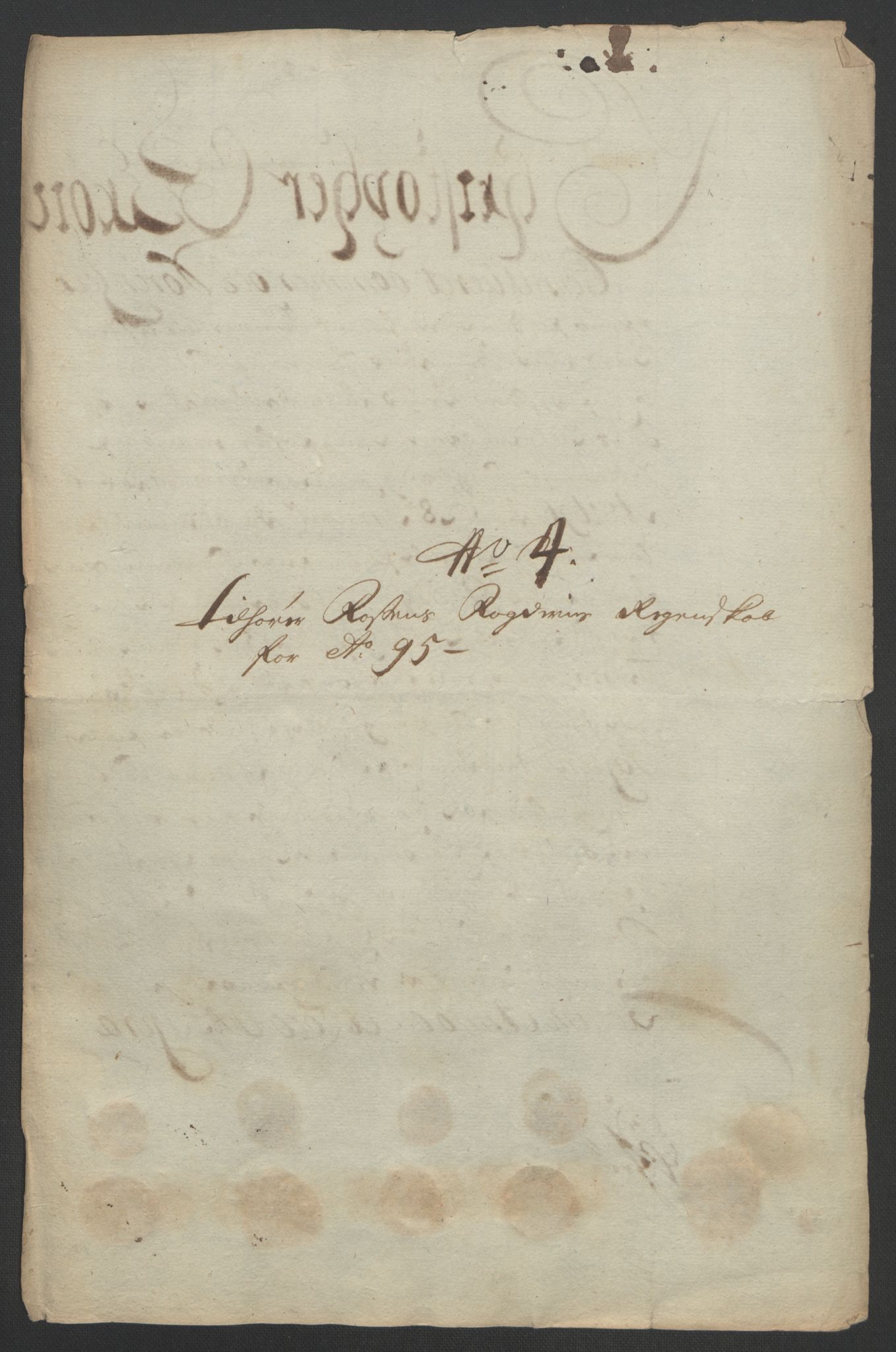 Rentekammeret inntil 1814, Reviderte regnskaper, Fogderegnskap, RA/EA-4092/R57/L3851: Fogderegnskap Fosen, 1695-1696, p. 182