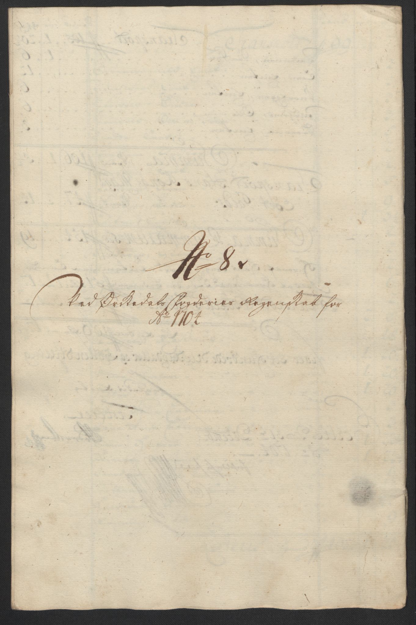 Rentekammeret inntil 1814, Reviderte regnskaper, Fogderegnskap, AV/RA-EA-4092/R60/L3954: Fogderegnskap Orkdal og Gauldal, 1704, p. 148