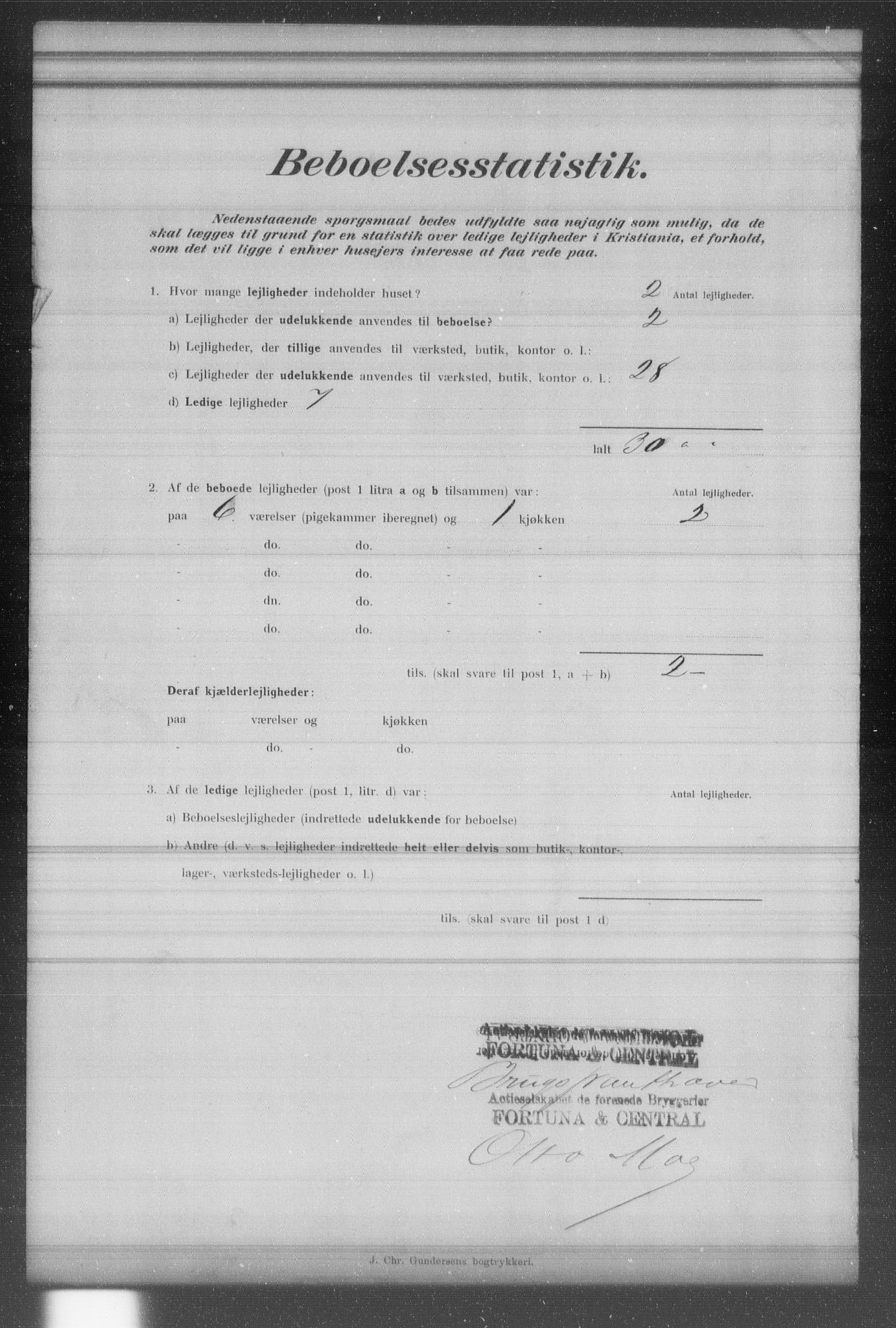 OBA, Municipal Census 1902 for Kristiania, 1902, p. 19154