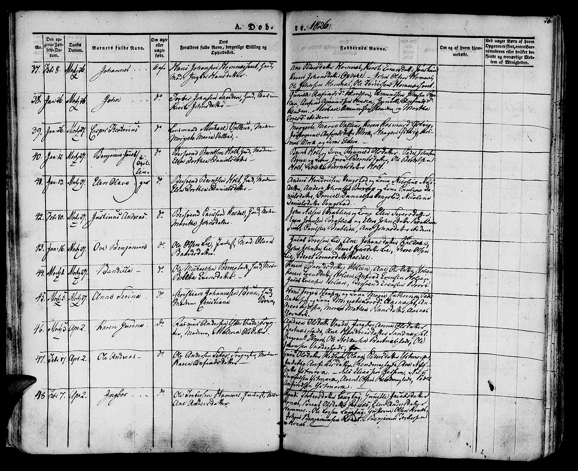 Ministerialprotokoller, klokkerbøker og fødselsregistre - Nord-Trøndelag, AV/SAT-A-1458/741/L0390: Parish register (official) no. 741A04, 1822-1836, p. 26