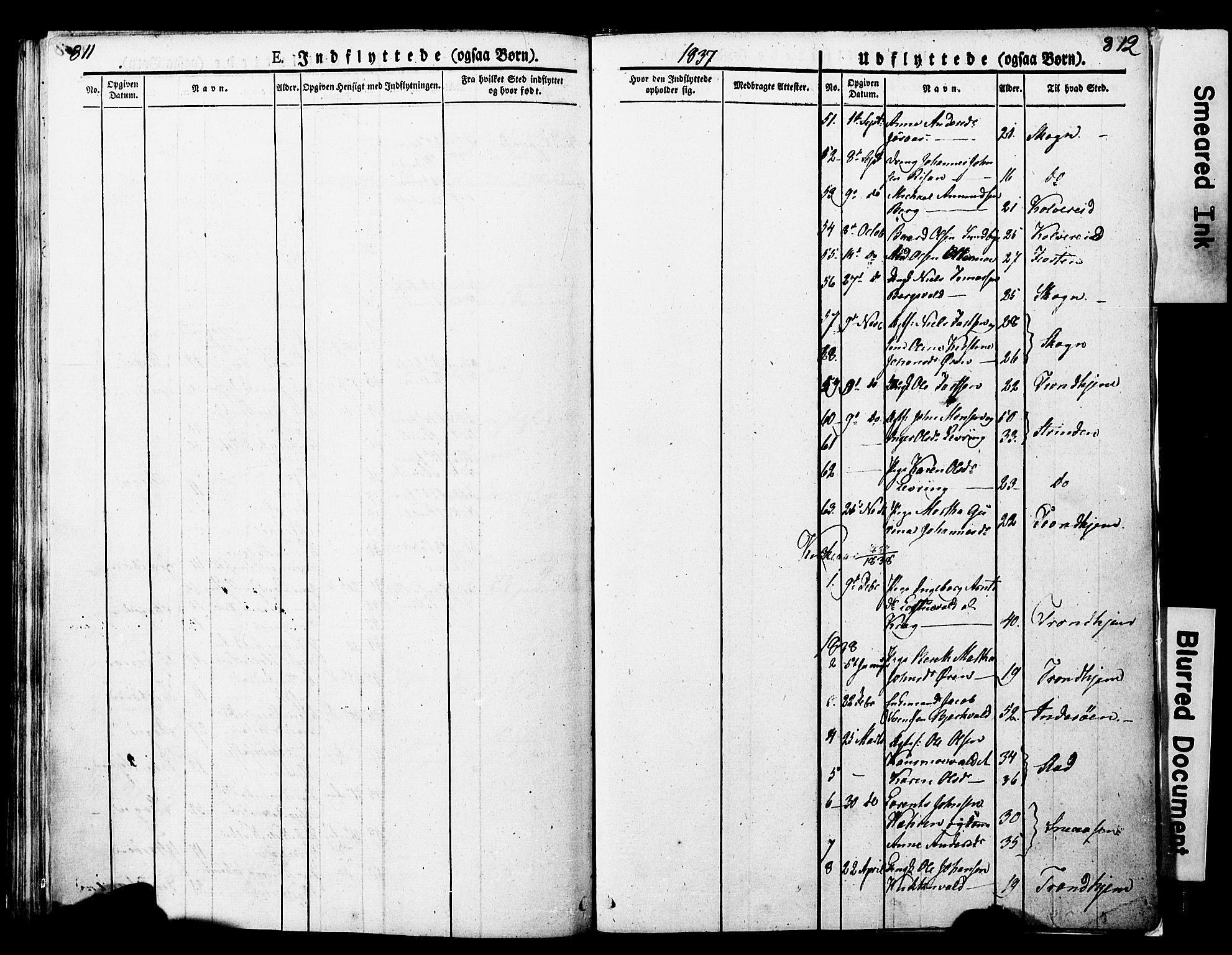 Ministerialprotokoller, klokkerbøker og fødselsregistre - Nord-Trøndelag, SAT/A-1458/723/L0243: Parish register (official) no. 723A12, 1822-1851, p. 811-812