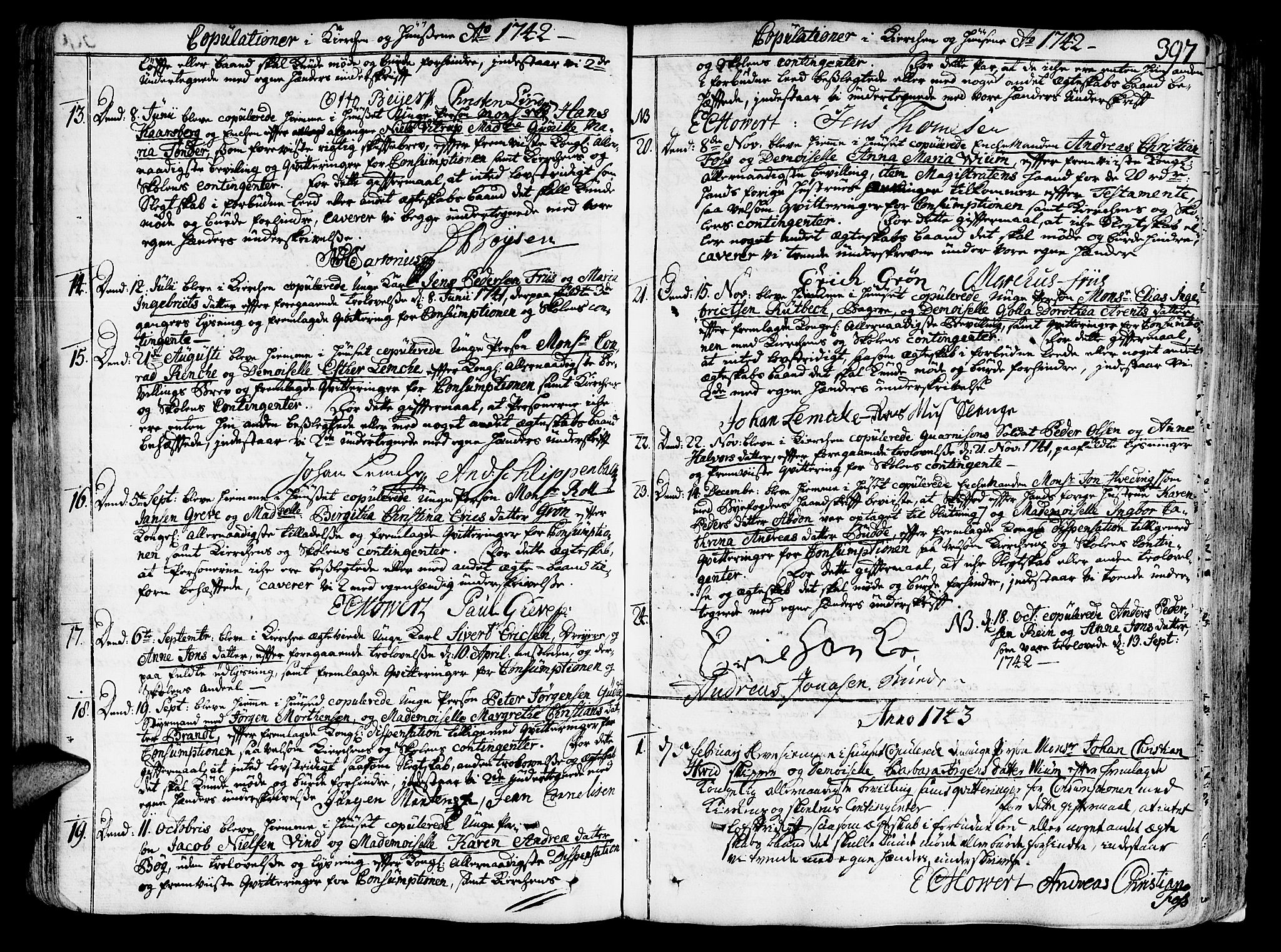 Ministerialprotokoller, klokkerbøker og fødselsregistre - Sør-Trøndelag, SAT/A-1456/602/L0103: Parish register (official) no. 602A01, 1732-1774, p. 397