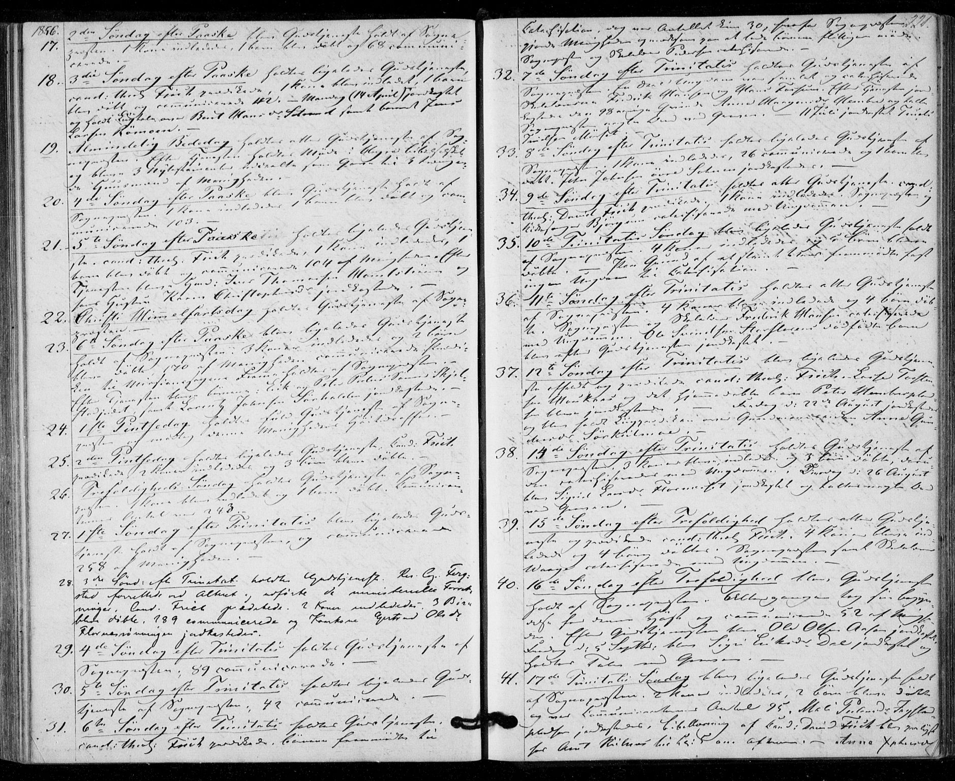 Ministerialprotokoller, klokkerbøker og fødselsregistre - Nord-Trøndelag, SAT/A-1458/703/L0028: Parish register (official) no. 703A01, 1850-1862, p. 221