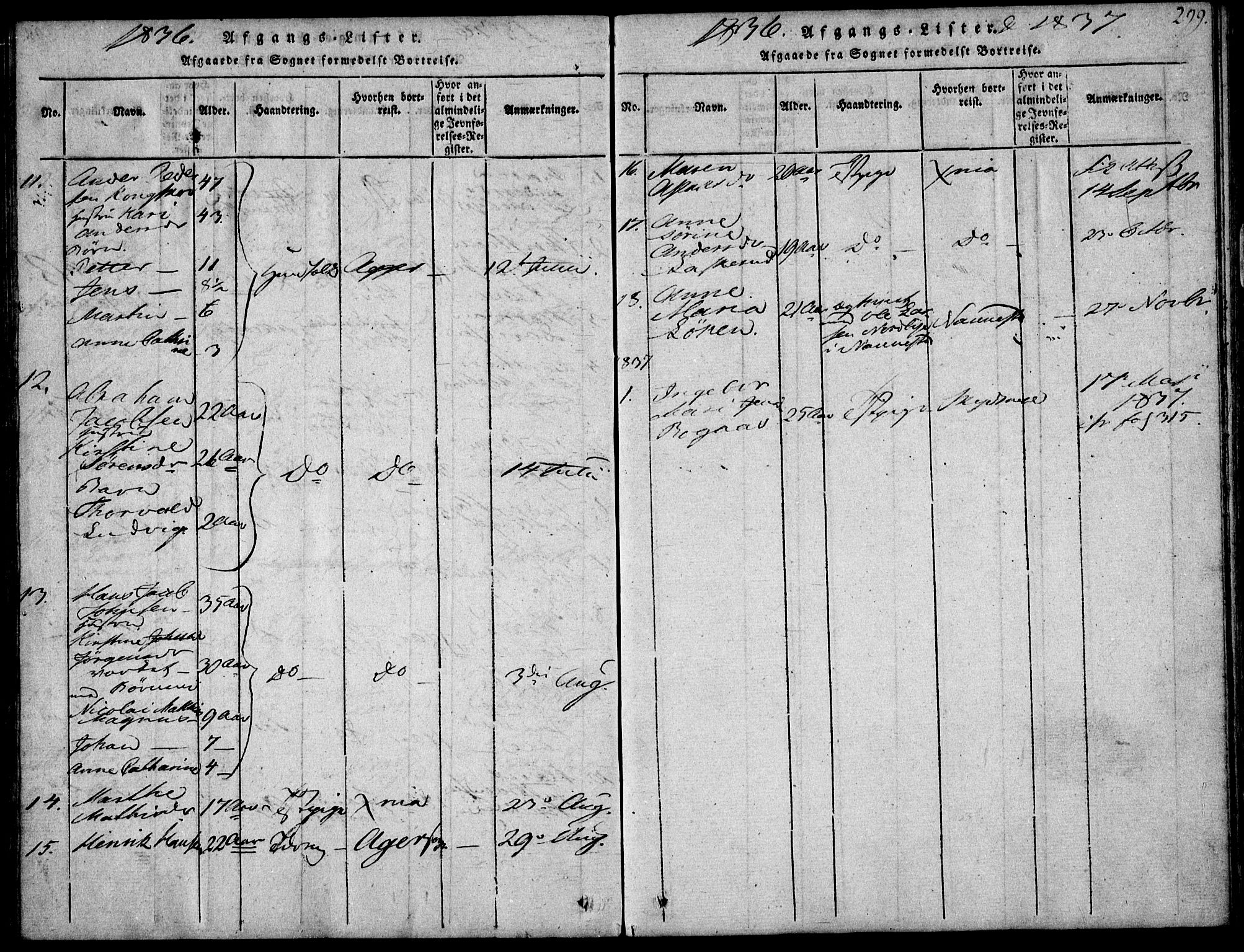 Nittedal prestekontor Kirkebøker, AV/SAO-A-10365a/F/Fa/L0003: Parish register (official) no. I 3, 1814-1836, p. 299