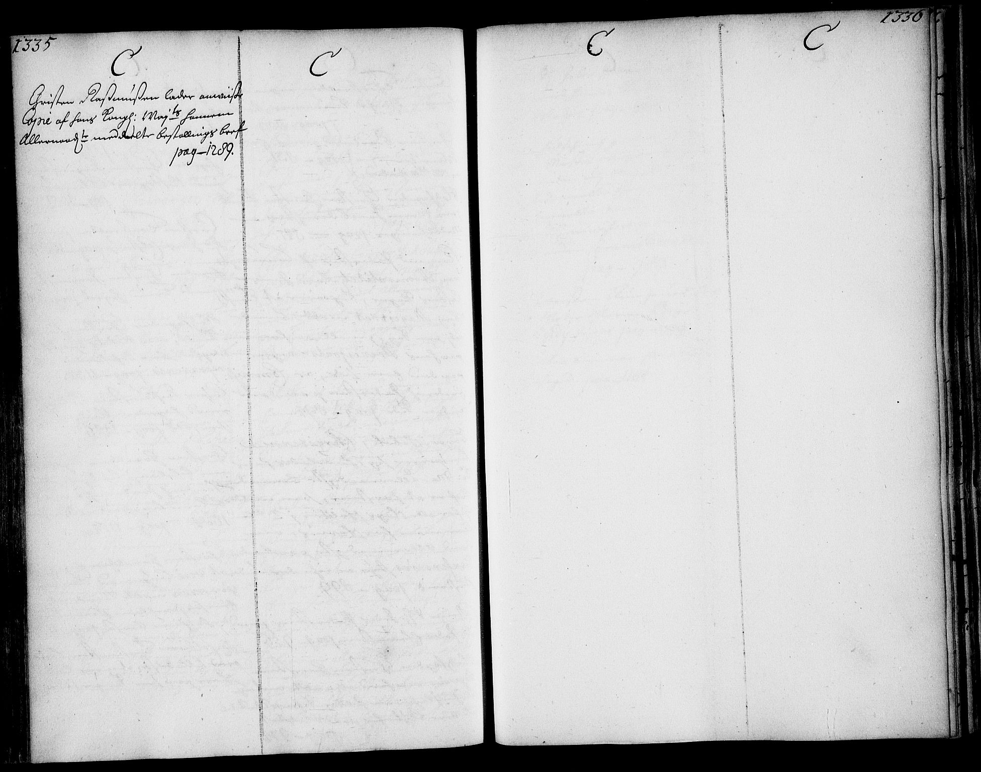 Stattholderembetet 1572-1771, AV/RA-EA-2870/Ae/L0005: Supplikasjons- og resolusjonsprotokoll, 1687-1688, p. 1335-1336