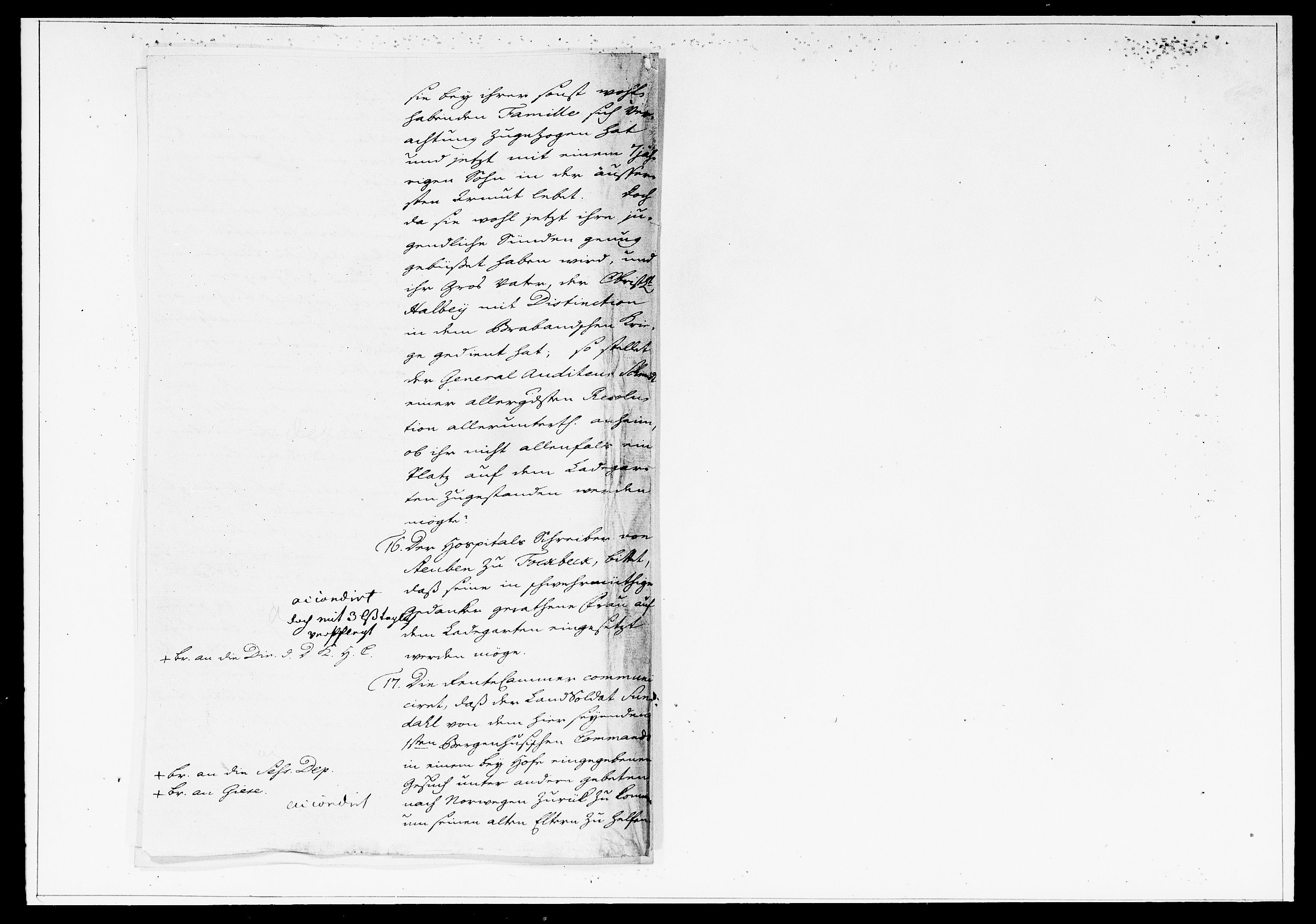 Krigskollegiet, Krigskancelliet, DRA/A-0006/-/1334-1359: Refererede sager, 1760, p. 909