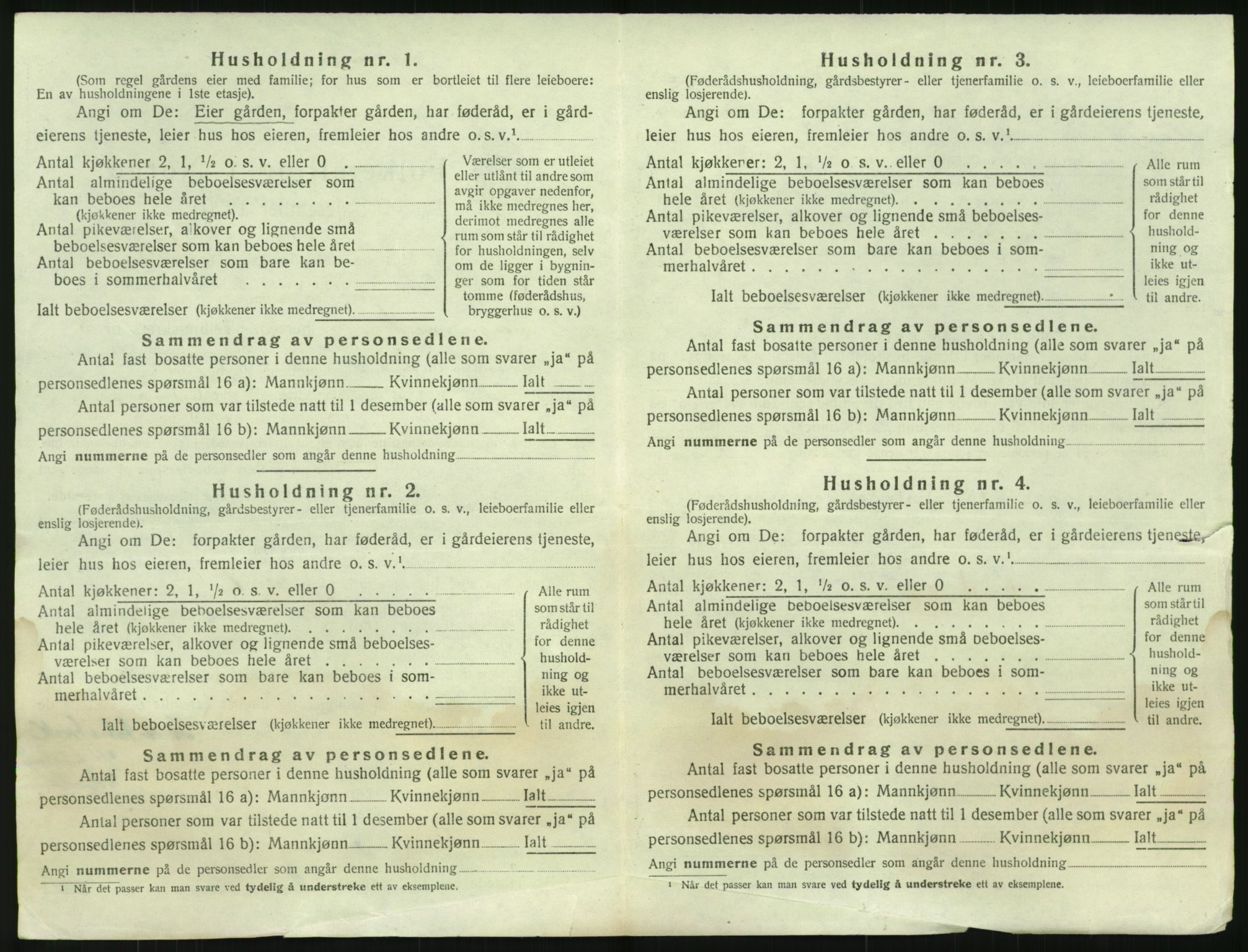 SAKO, 1920 census for Sannidal, 1920, p. 1026