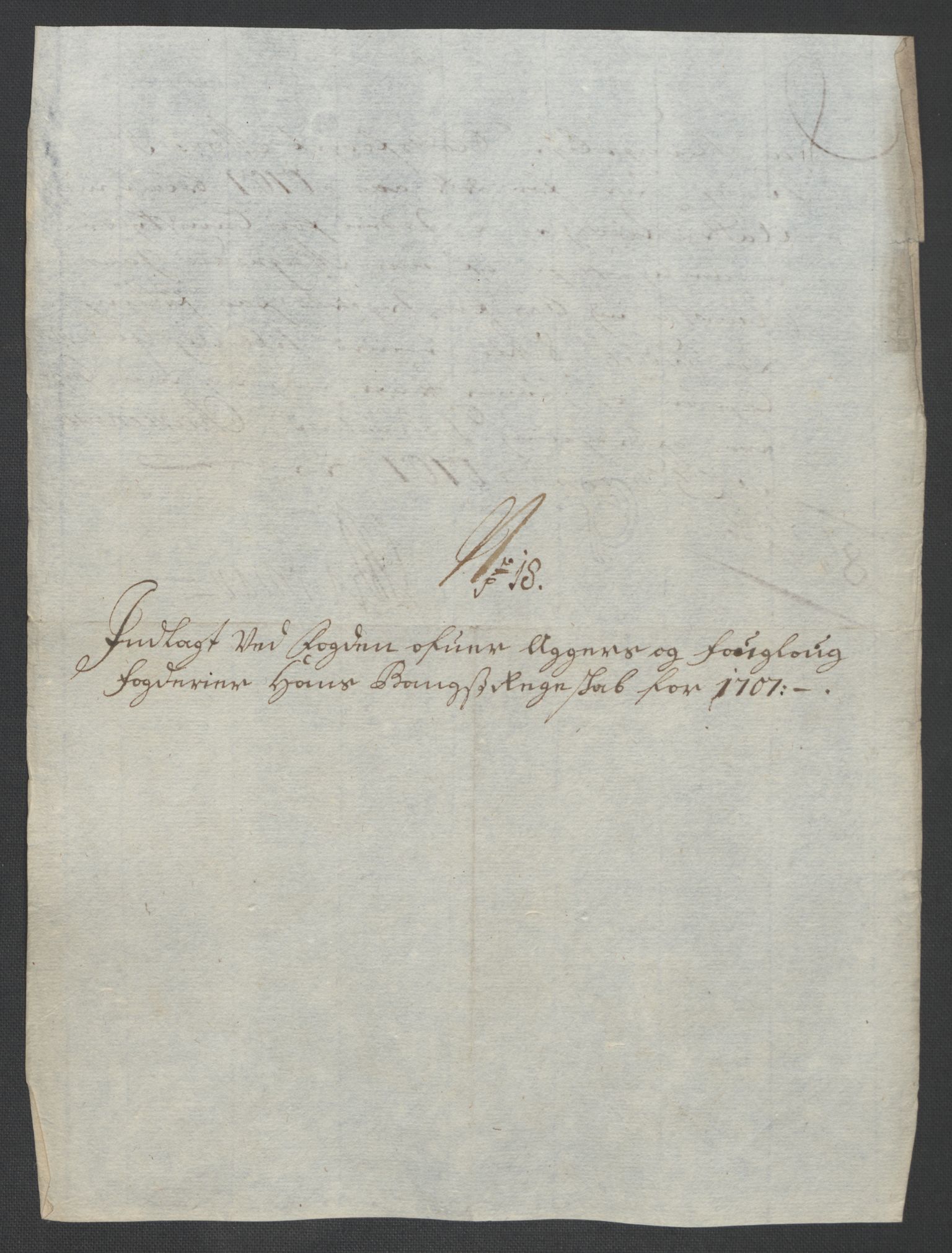 Rentekammeret inntil 1814, Reviderte regnskaper, Fogderegnskap, AV/RA-EA-4092/R10/L0447: Fogderegnskap Aker og Follo, 1707-1709, p. 153