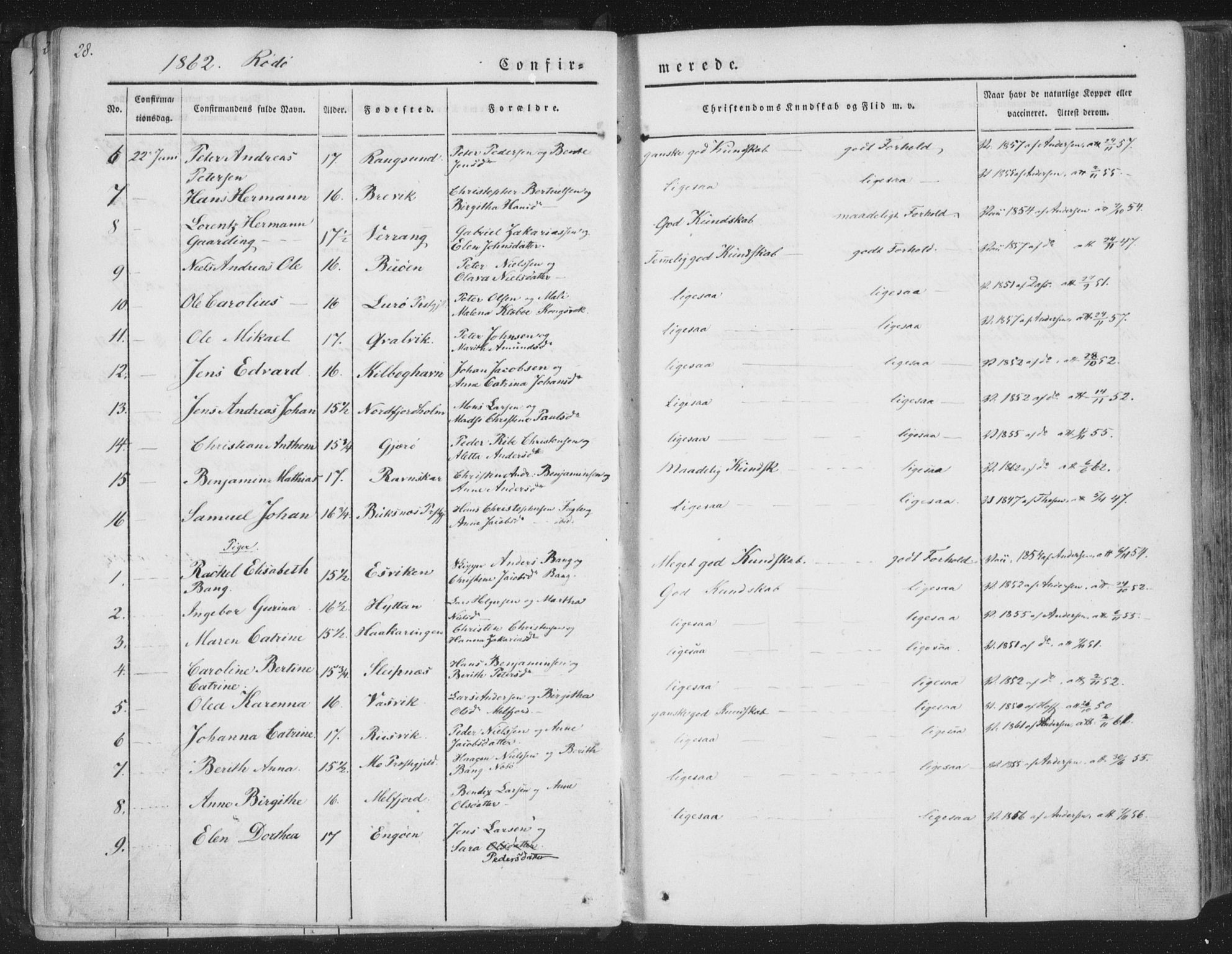 Ministerialprotokoller, klokkerbøker og fødselsregistre - Nordland, AV/SAT-A-1459/841/L0604: Parish register (official) no. 841A09 /1, 1845-1862, p. 28