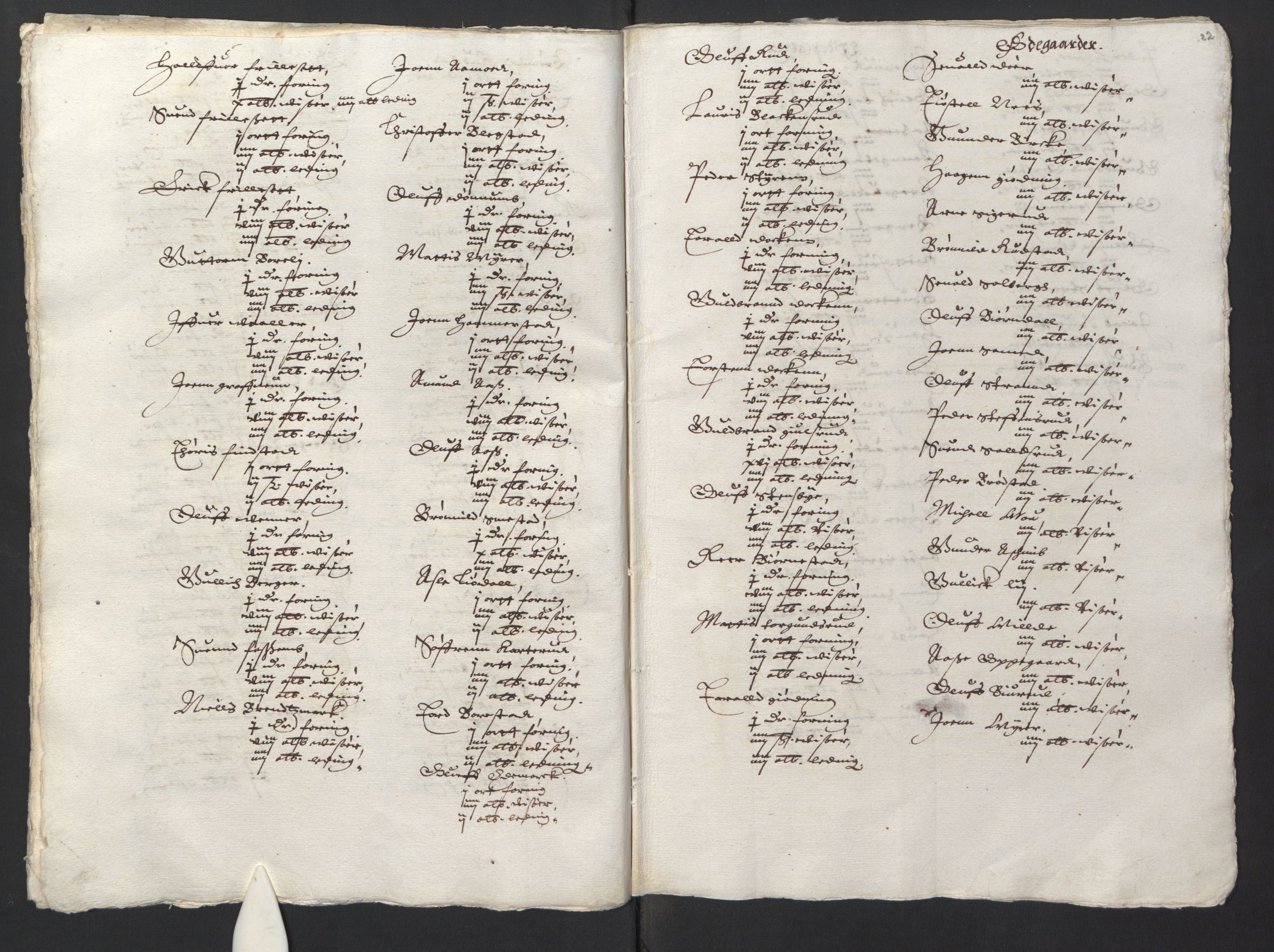 Stattholderembetet 1572-1771, AV/RA-EA-2870/Ek/L0001/0002: Jordebøker før 1624 og til utligning av garnisonsskatt 1624-1626: / Jordebøker for Akershus len, 1624-1625, p. 119