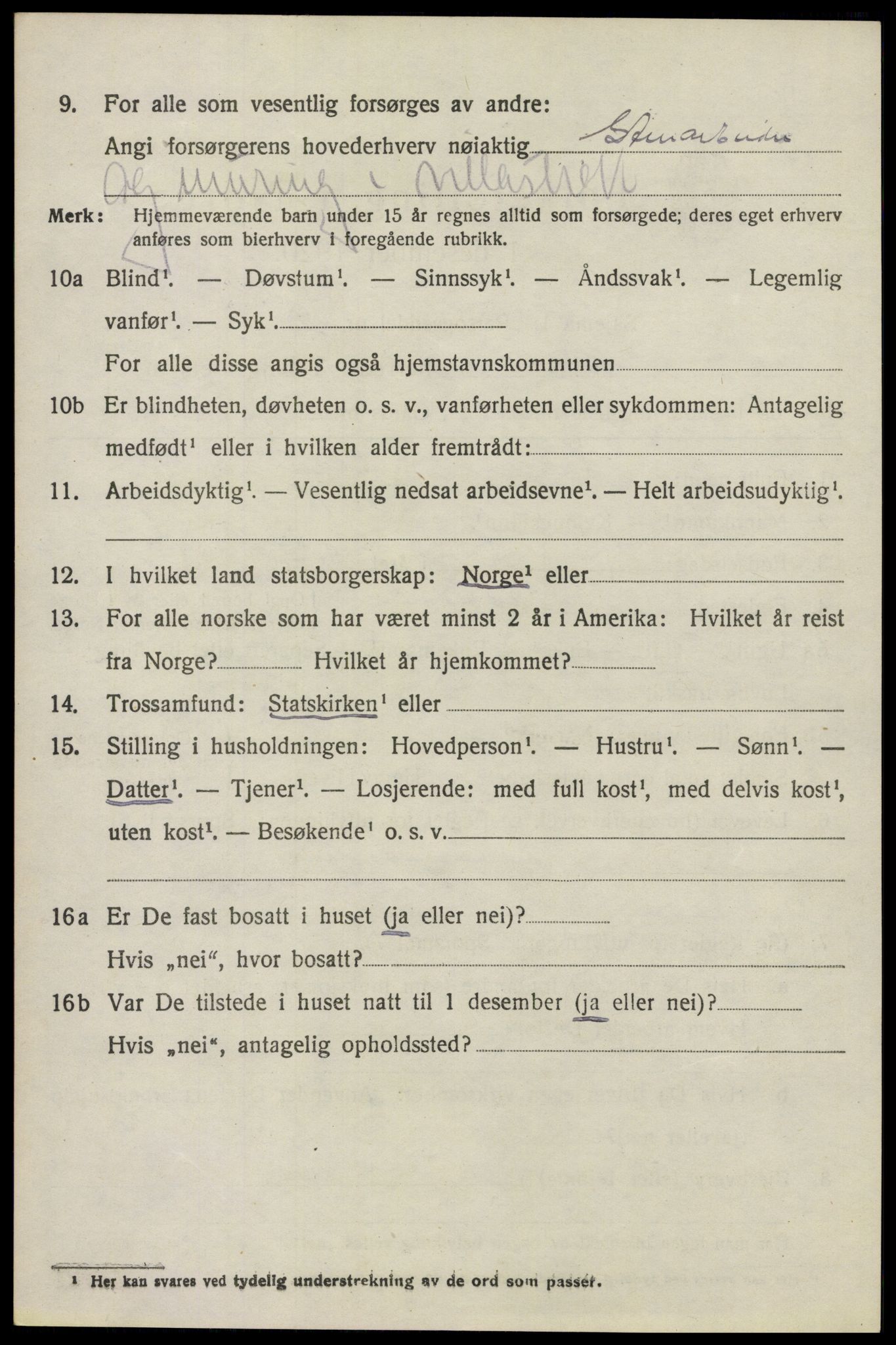 SAO, 1920 census for Nesodden, 1920, p. 5344