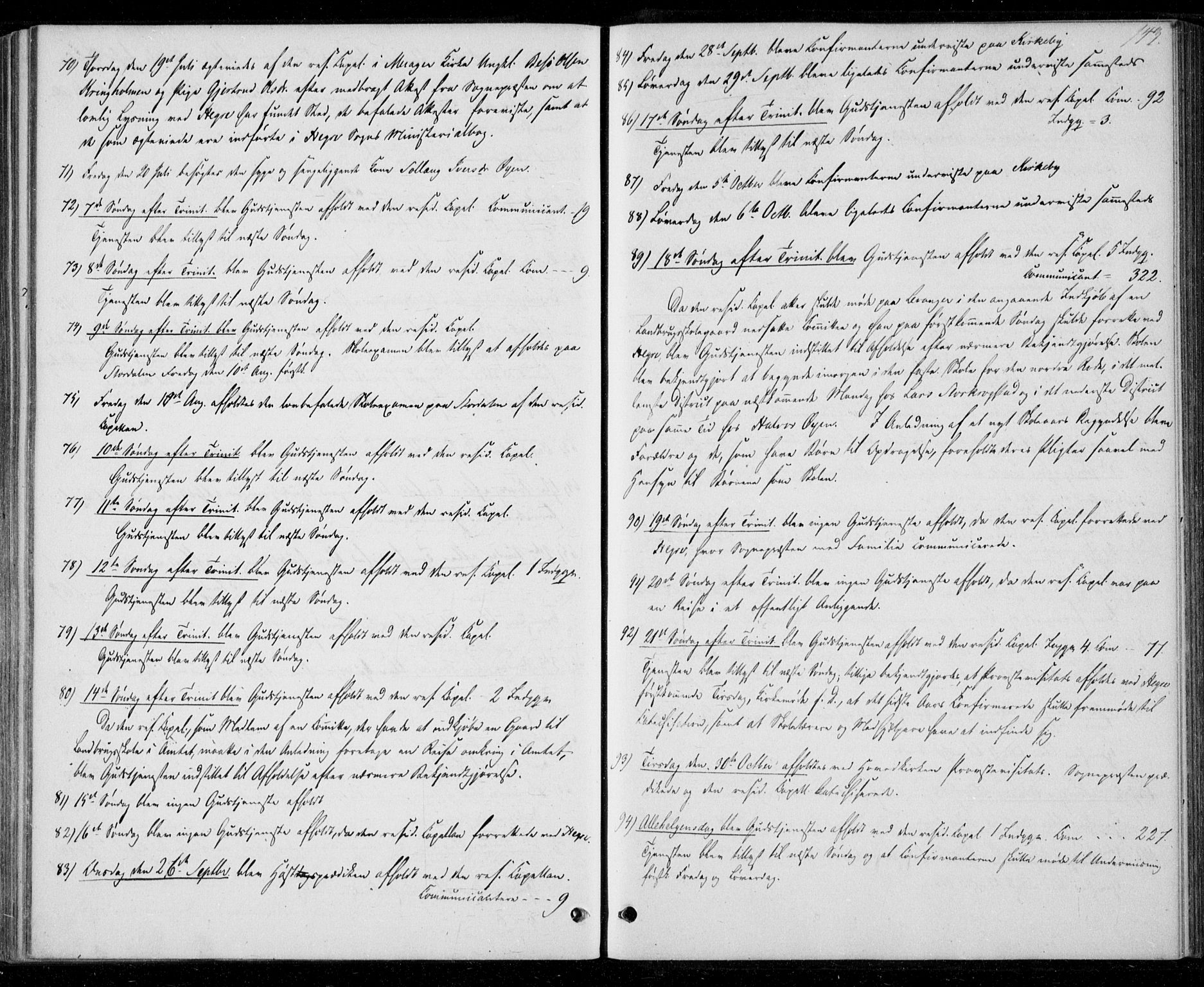 Ministerialprotokoller, klokkerbøker og fødselsregistre - Nord-Trøndelag, SAT/A-1458/706/L0040: Parish register (official) no. 706A01, 1850-1861, p. 143