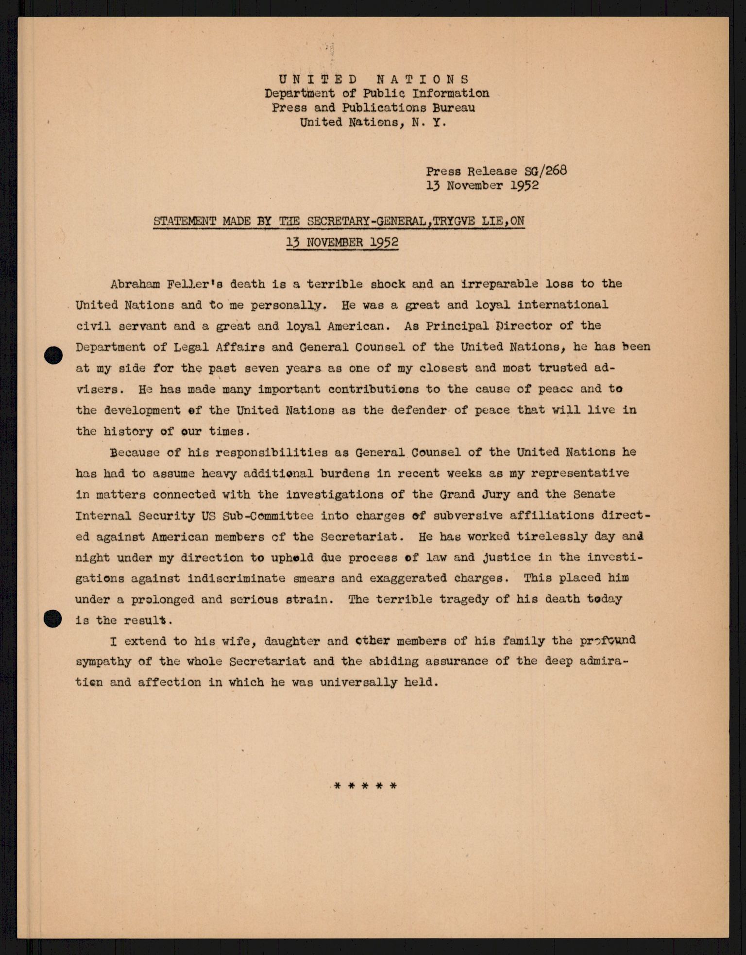 Lie, Trygve, AV/RA-PA-1407/D/L0014: Generalsekretærens papirer., 1947-1953, p. 40