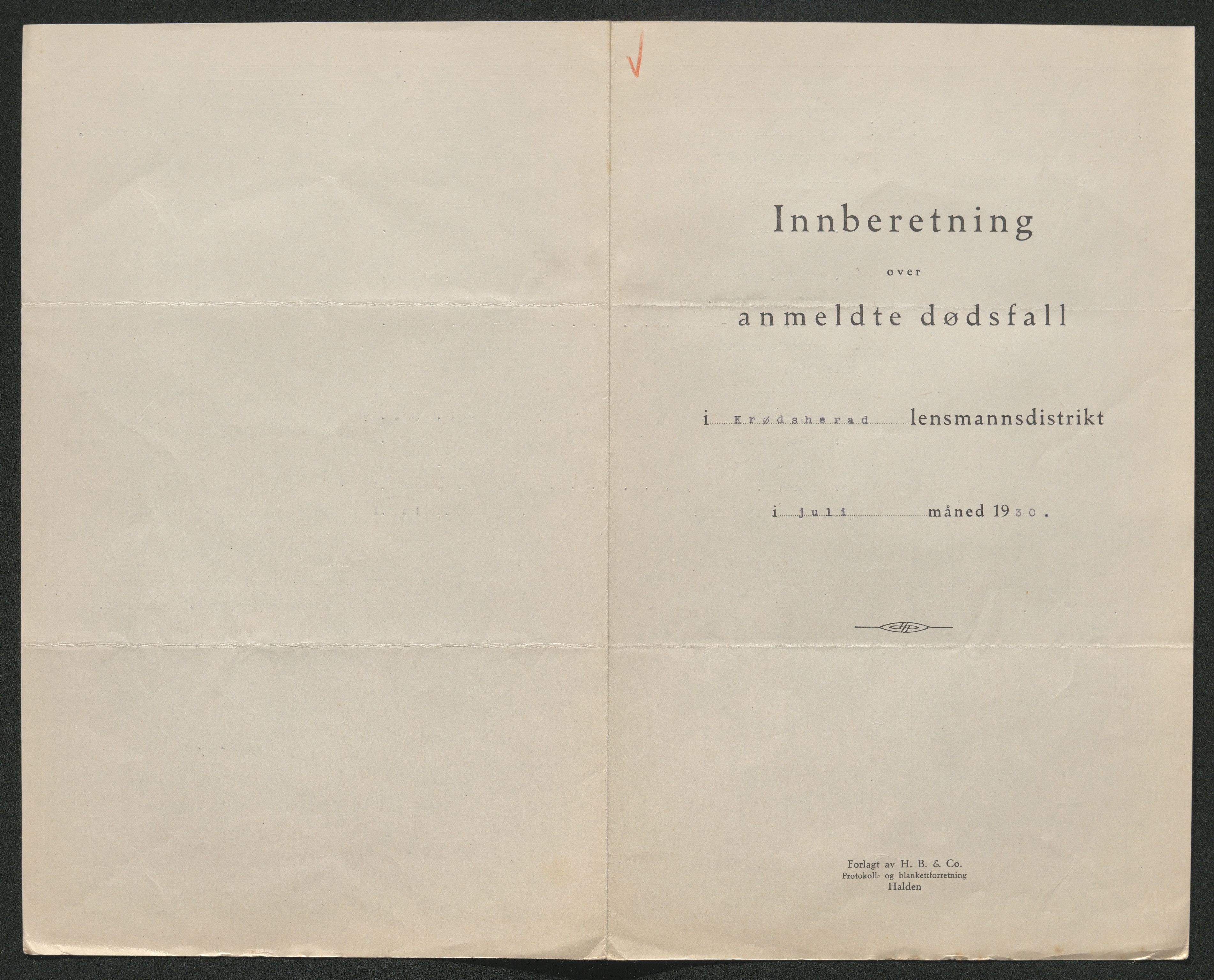 Eiker, Modum og Sigdal sorenskriveri, SAKO/A-123/H/Ha/Hab/L0046: Dødsfallsmeldinger, 1930-1931, p. 348