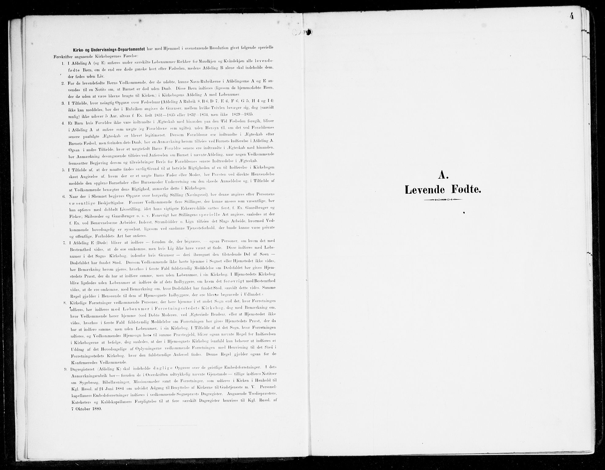Sveio Sokneprestembete, SAB/A-78501/H/Haa: Parish register (official) no. D 2, 1894-1916, p. 4