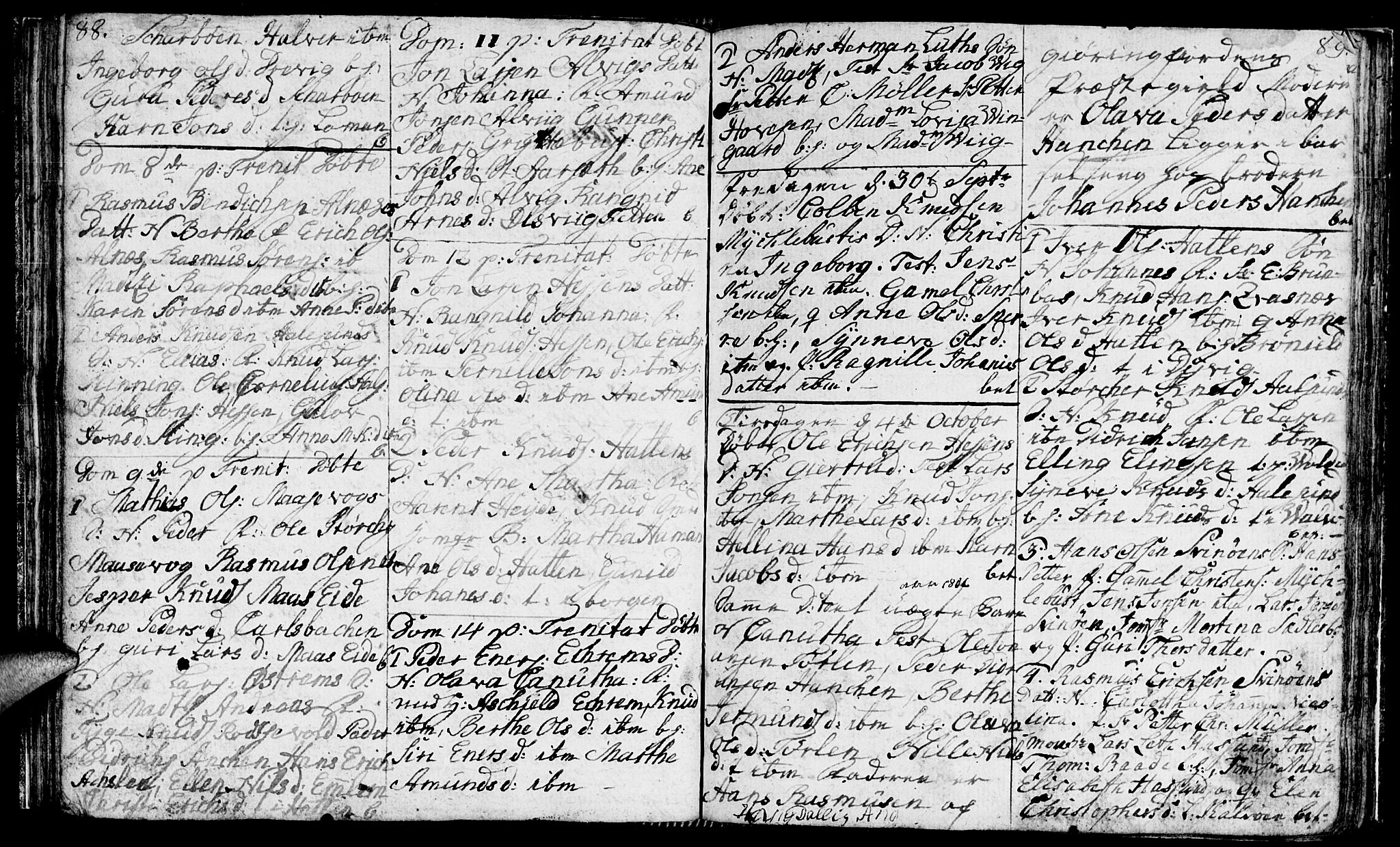 Ministerialprotokoller, klokkerbøker og fødselsregistre - Møre og Romsdal, SAT/A-1454/528/L0421: Parish register (copy) no. 528C02, 1785-1800, p. 88-89