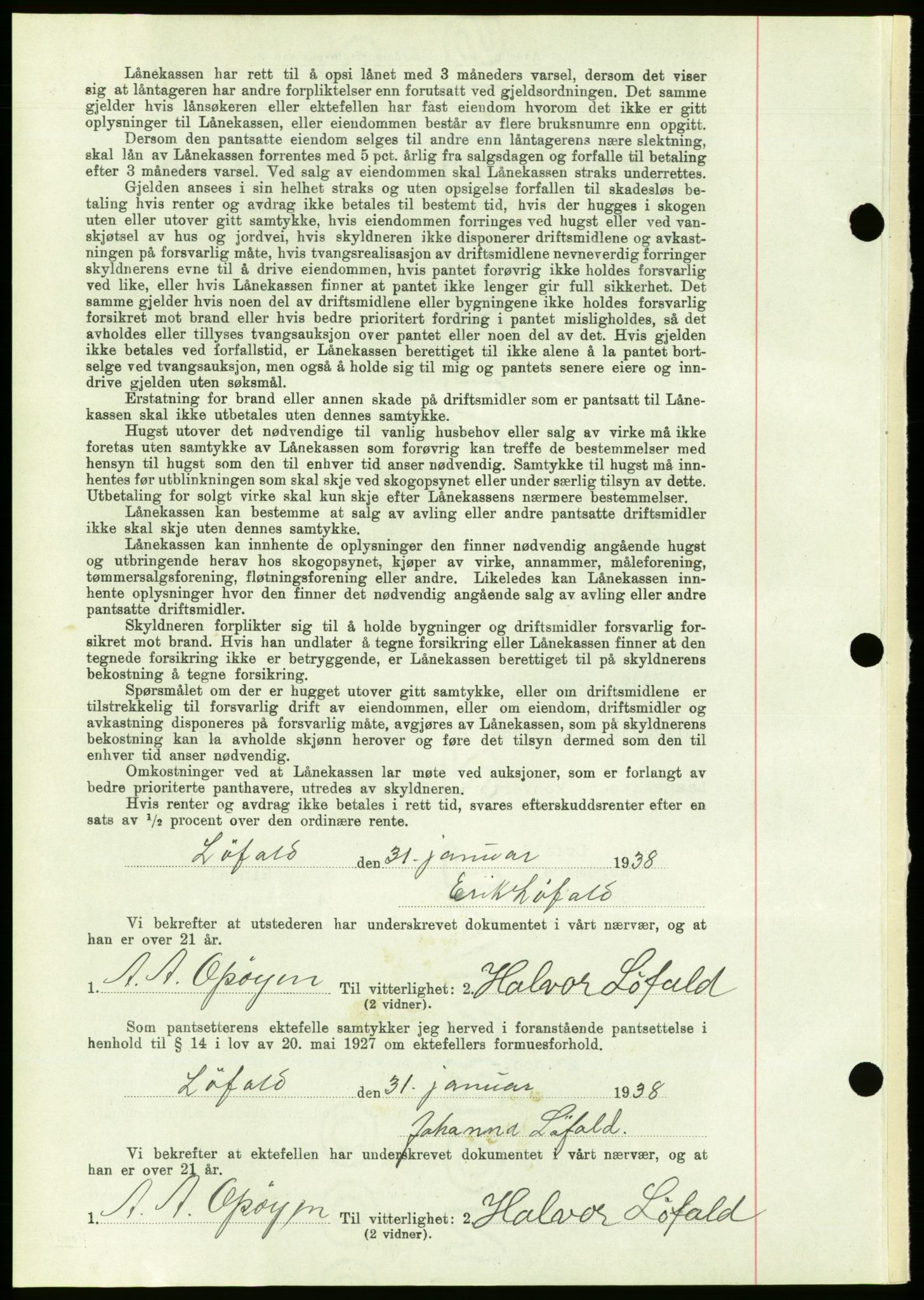 Nordmøre sorenskriveri, AV/SAT-A-4132/1/2/2Ca/L0092: Mortgage book no. B82, 1937-1938, Diary no: : 260/1938