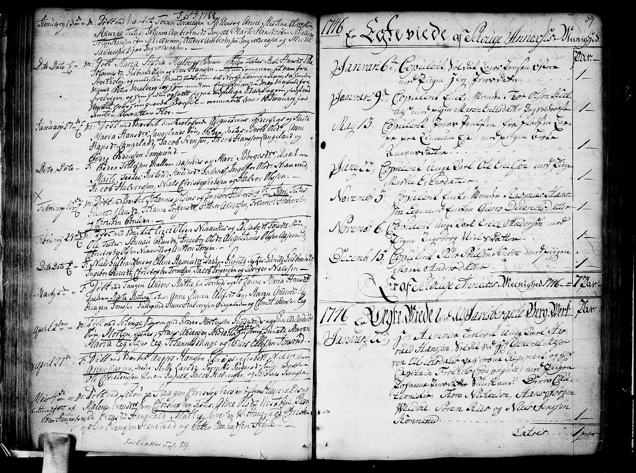 Skoger kirkebøker, SAKO/A-59/F/Fa/L0001: Parish register (official) no. I 1, 1746-1814, p. 59