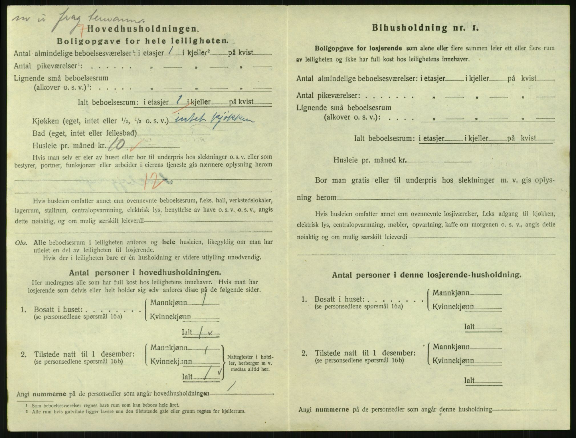 SAKO, 1920 census for Svelvik, 1920, p. 1020