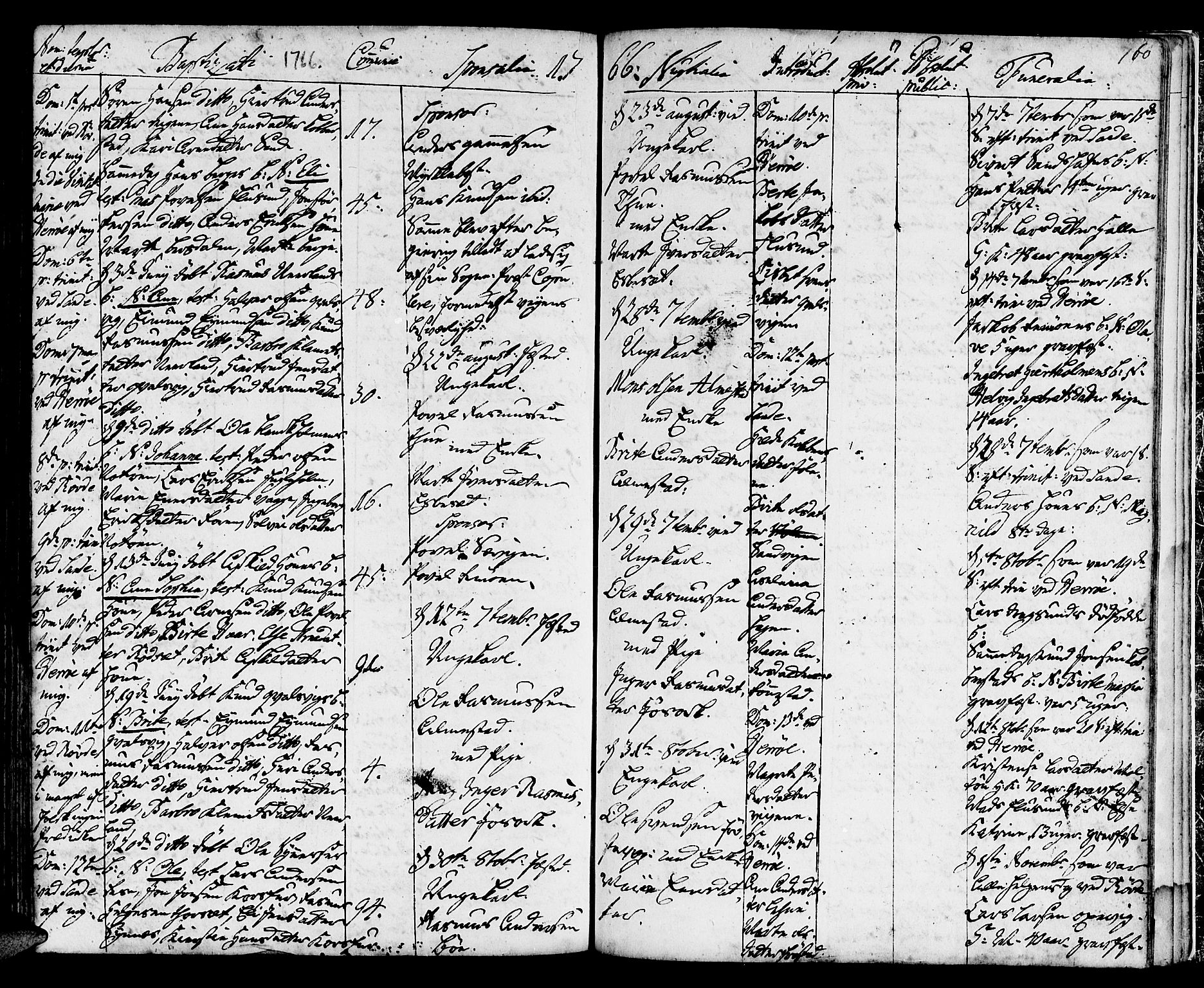 Ministerialprotokoller, klokkerbøker og fødselsregistre - Møre og Romsdal, AV/SAT-A-1454/507/L0066: Parish register (official) no. 507A01, 1731-1766, p. 160