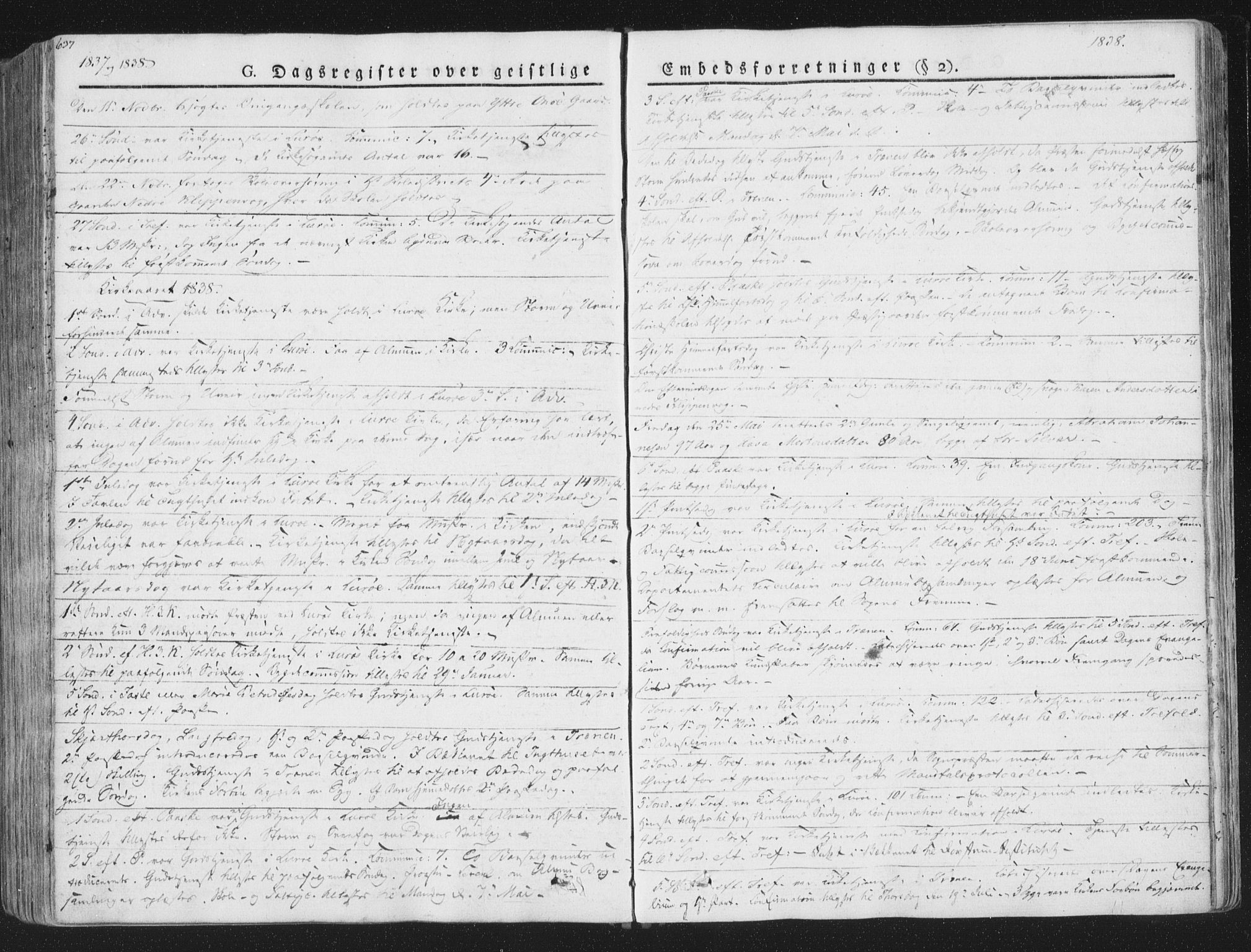 Ministerialprotokoller, klokkerbøker og fødselsregistre - Nordland, SAT/A-1459/839/L0566: Parish register (official) no. 839A03, 1825-1862, p. 637