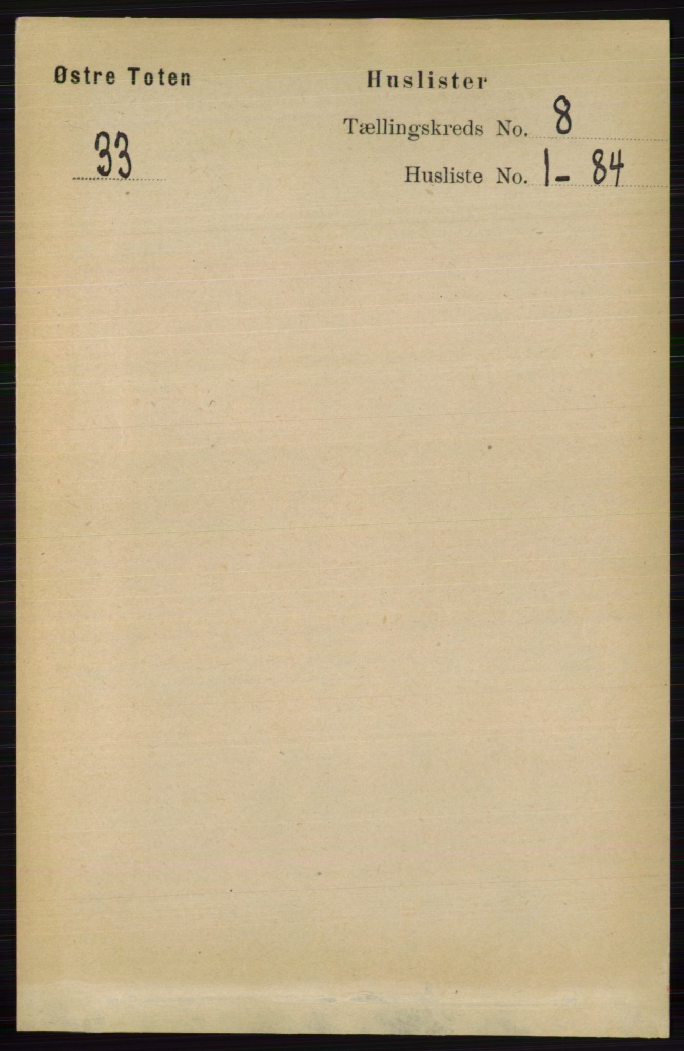 RA, 1891 census for 0528 Østre Toten, 1891, p. 4925