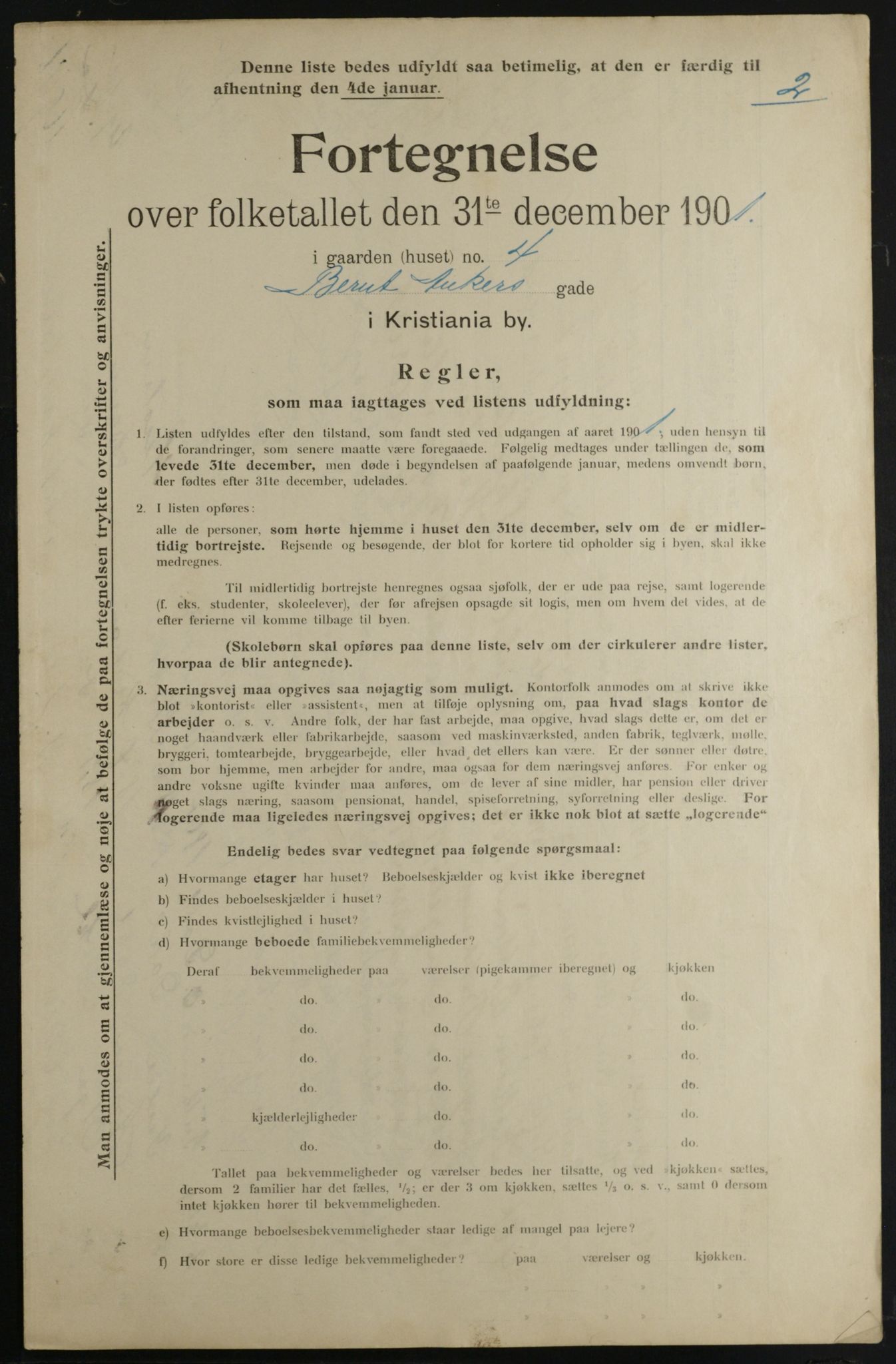 OBA, Municipal Census 1901 for Kristiania, 1901, p. 793