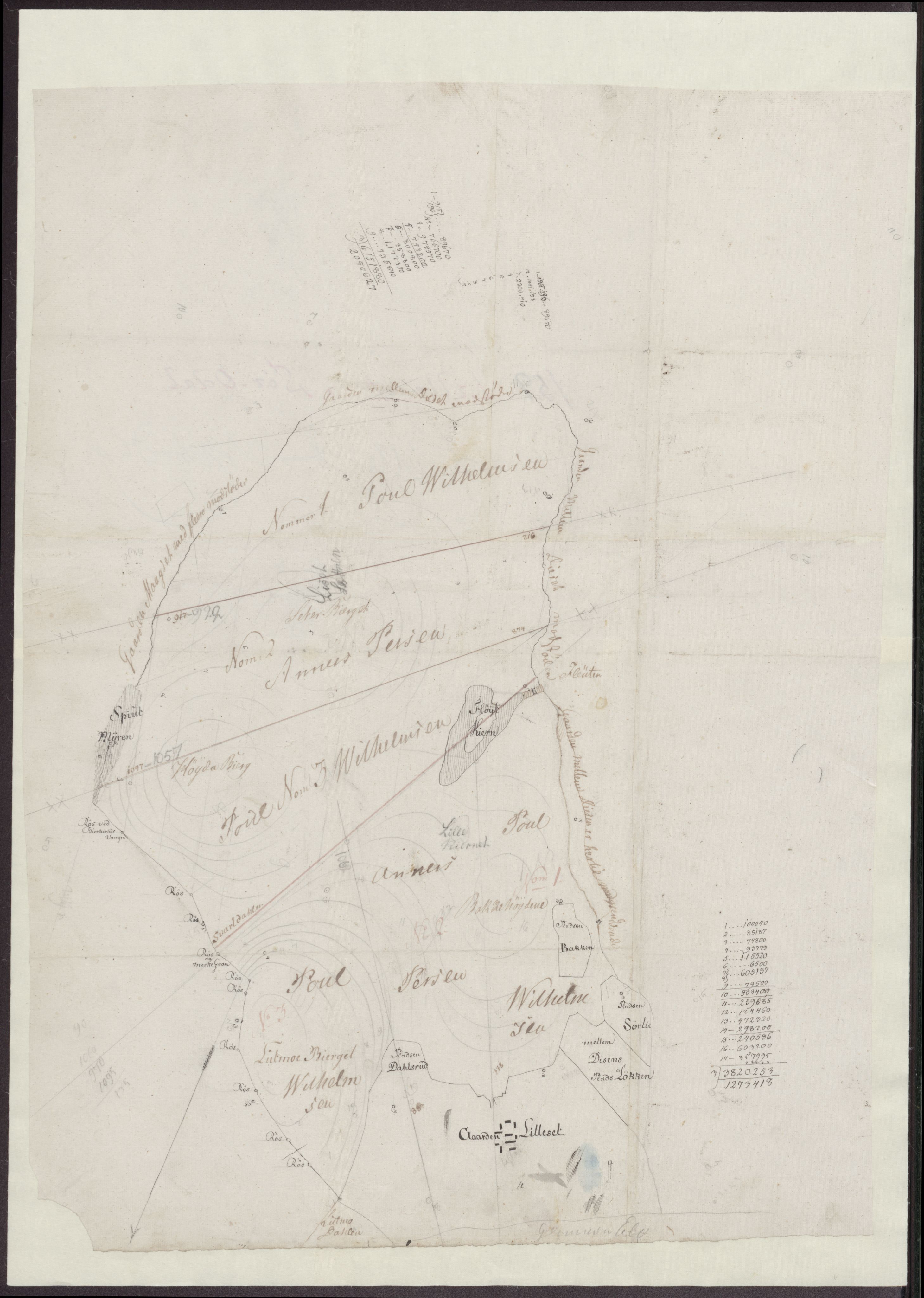 Kartsamlingen - Statsarkivet i Hamar, AV/SAH-KART-001/F/Fa/L0001: Kart, 1629-1992, p. 176