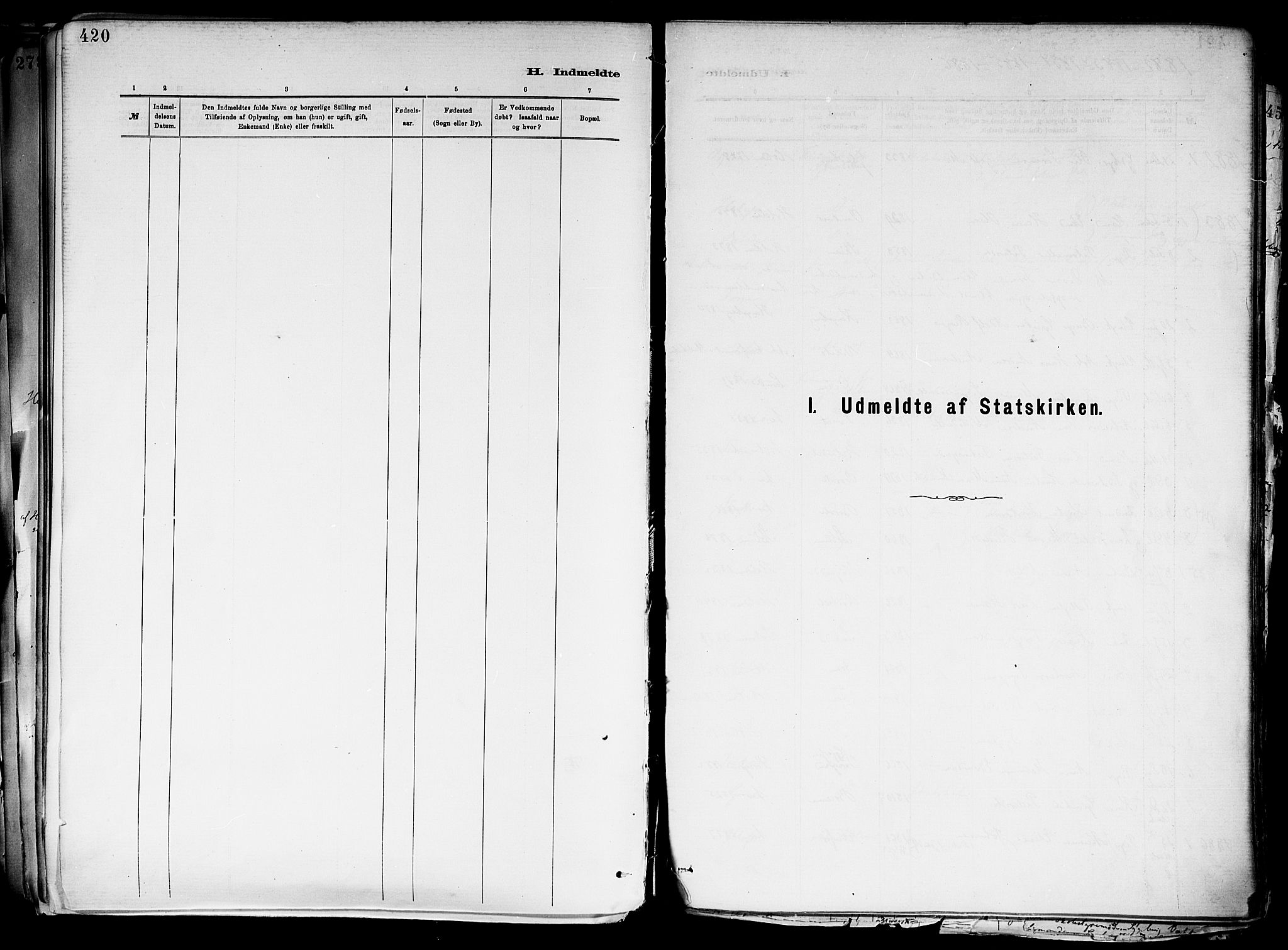 Holla kirkebøker, SAKO/A-272/F/Fa/L0008: Parish register (official) no. 8, 1882-1897, p. 420