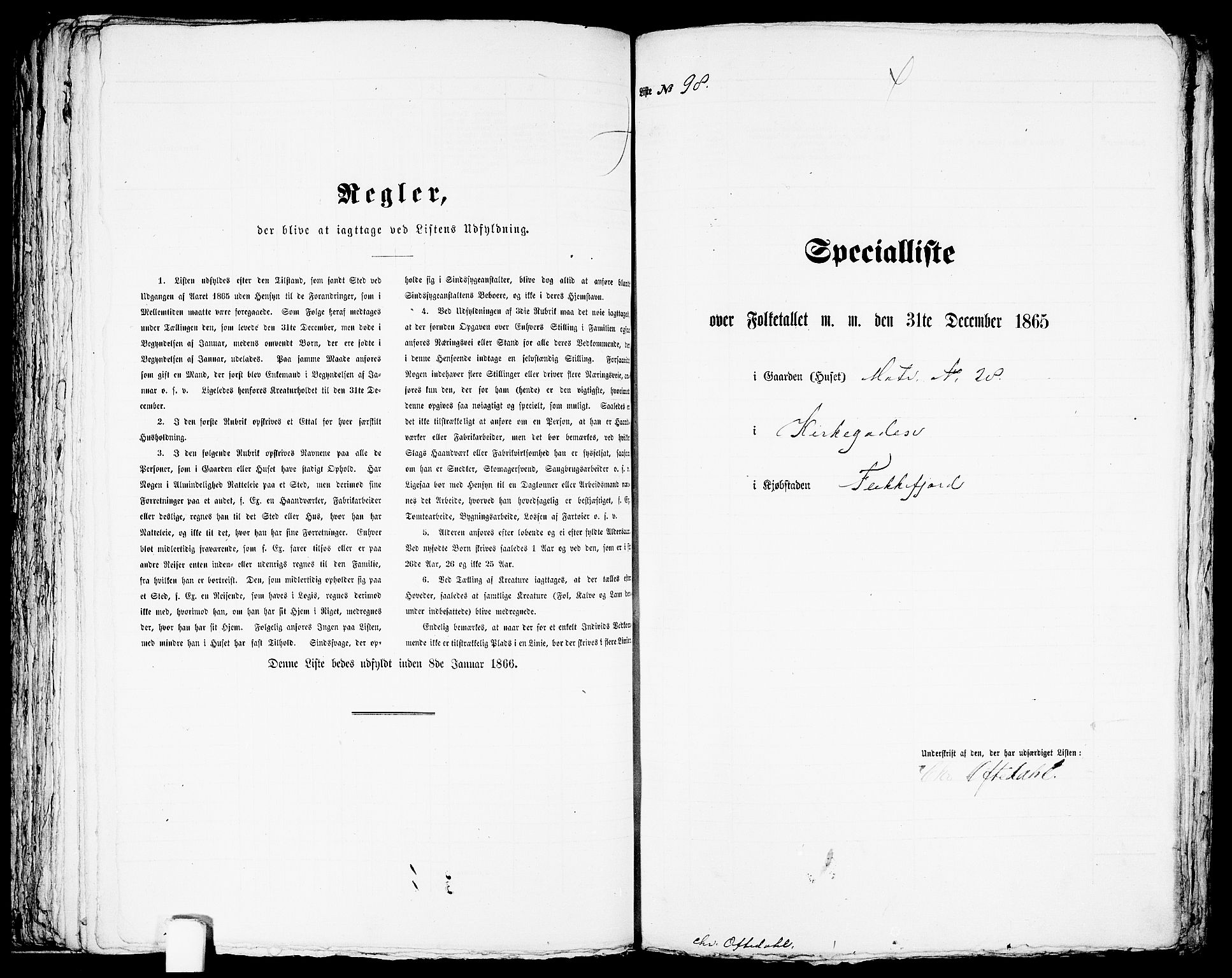 RA, 1865 census for Flekkefjord/Flekkefjord, 1865, p. 202