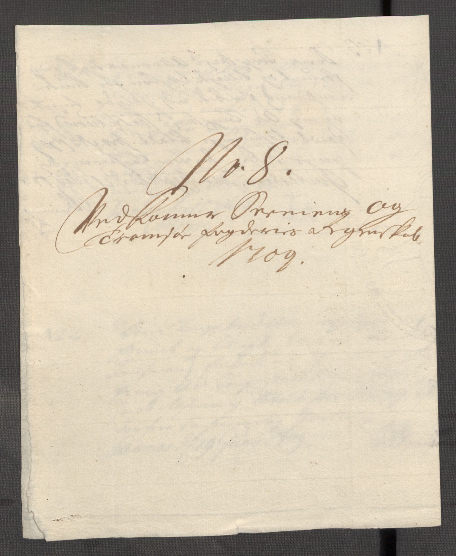 Rentekammeret inntil 1814, Reviderte regnskaper, Fogderegnskap, AV/RA-EA-4092/R68/L4757: Fogderegnskap Senja og Troms, 1708-1710, p. 218