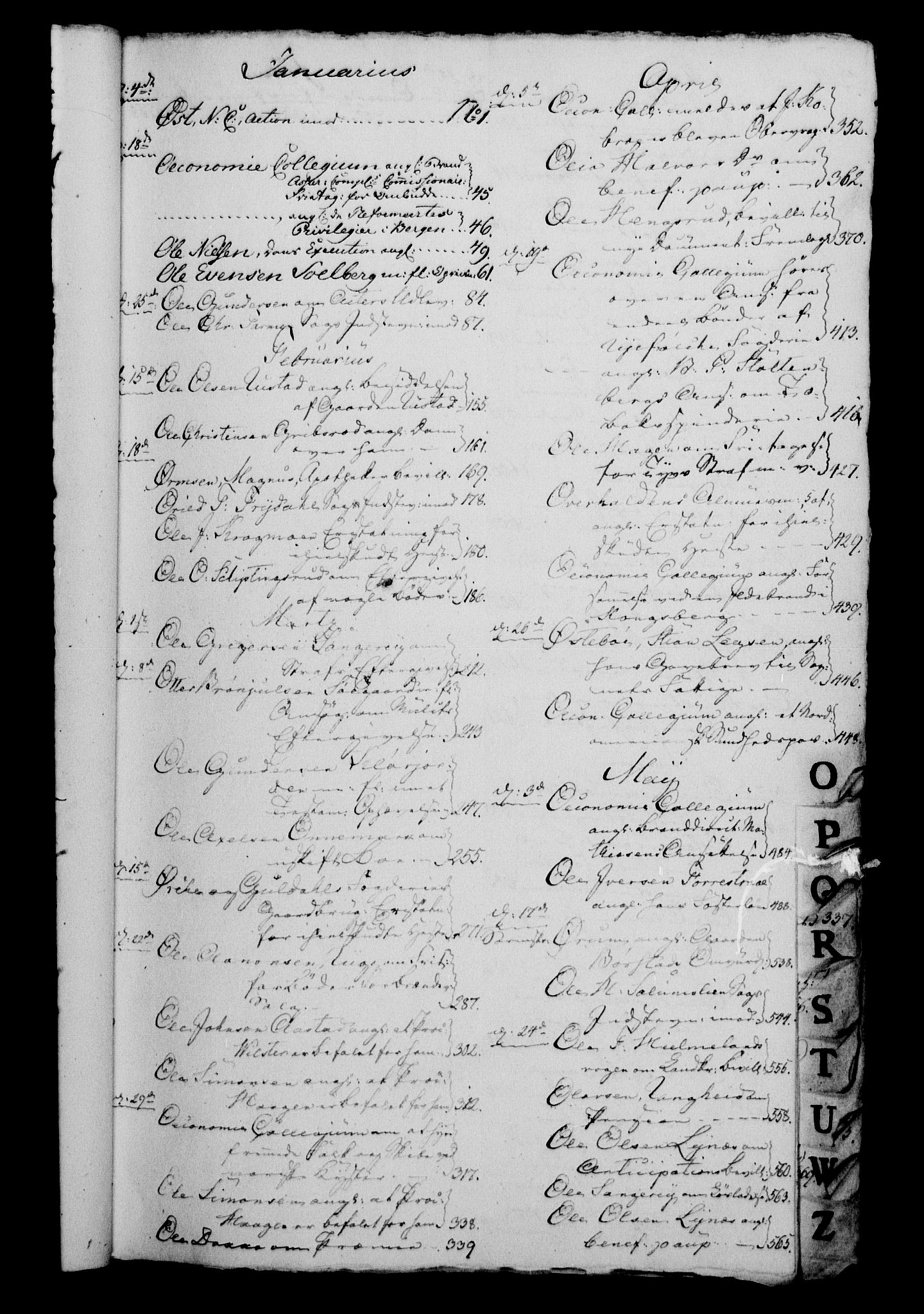 Danske Kanselli 1800-1814, AV/RA-EA-3024/H/Hg/Hga/Hgaa/L0001: Brevbok, 1800