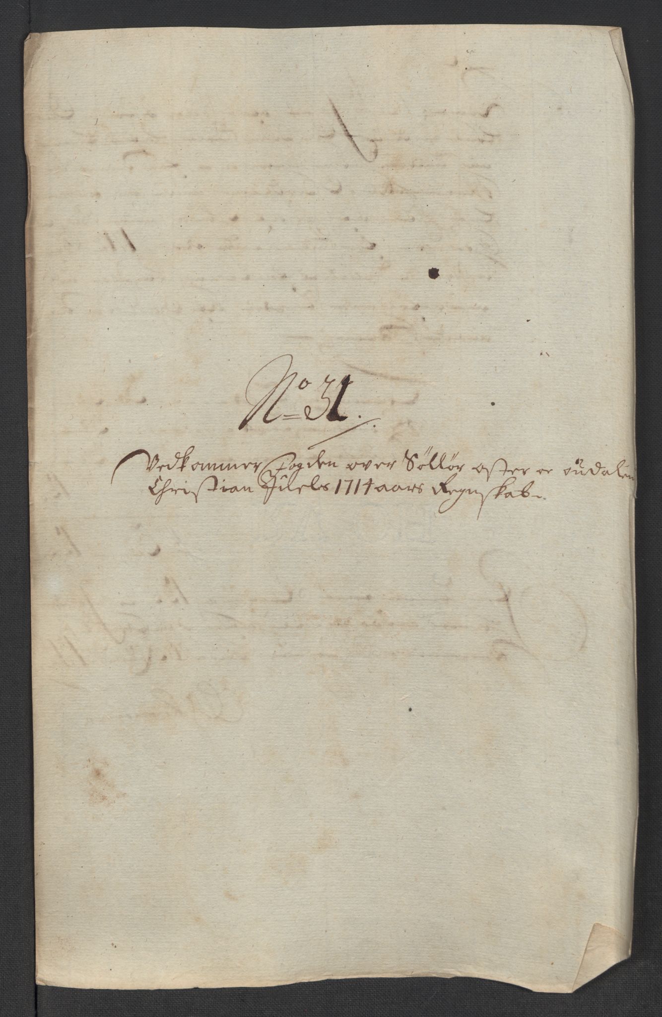 Rentekammeret inntil 1814, Reviderte regnskaper, Fogderegnskap, AV/RA-EA-4092/R13/L0852: Fogderegnskap Solør, Odal og Østerdal, 1714, p. 293